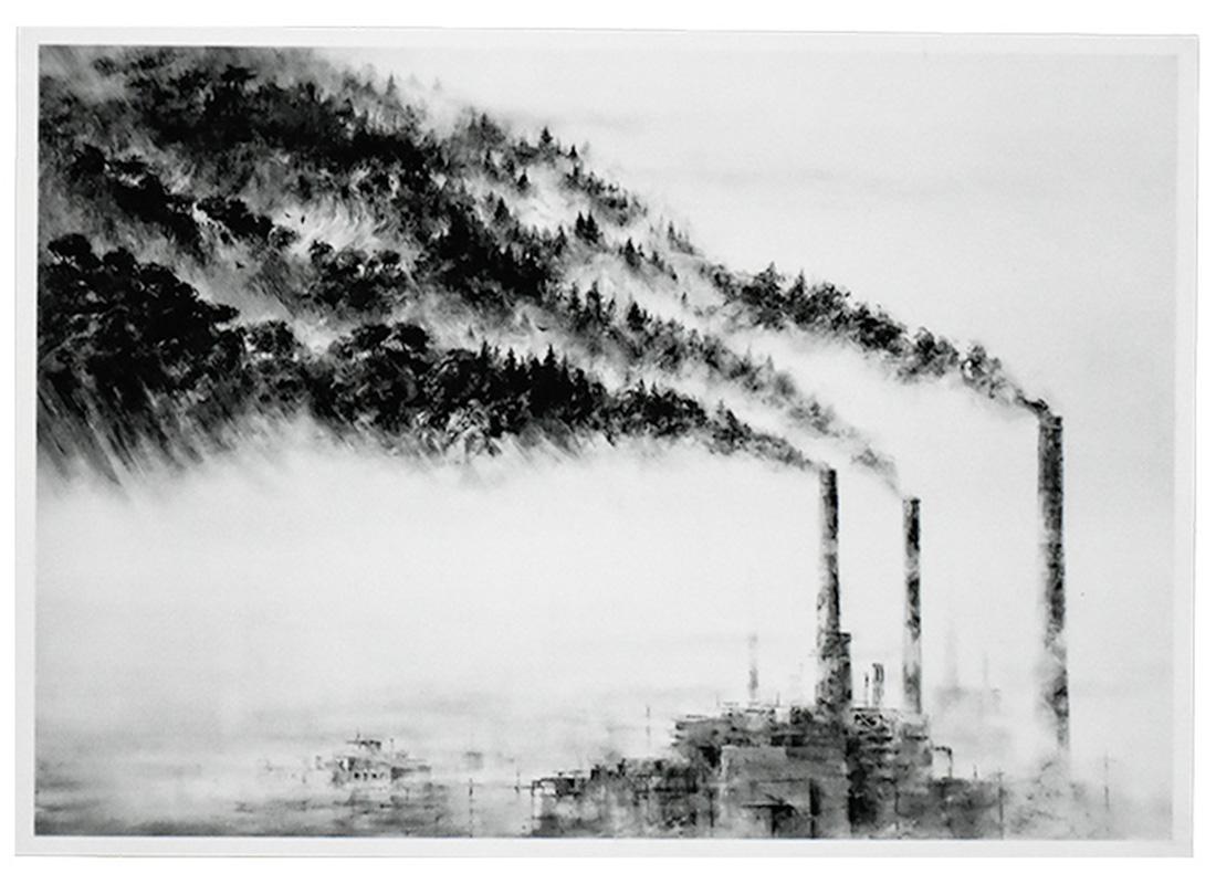 Miniimpresión Un bosque (Edición Lotería) - Print de Pejac