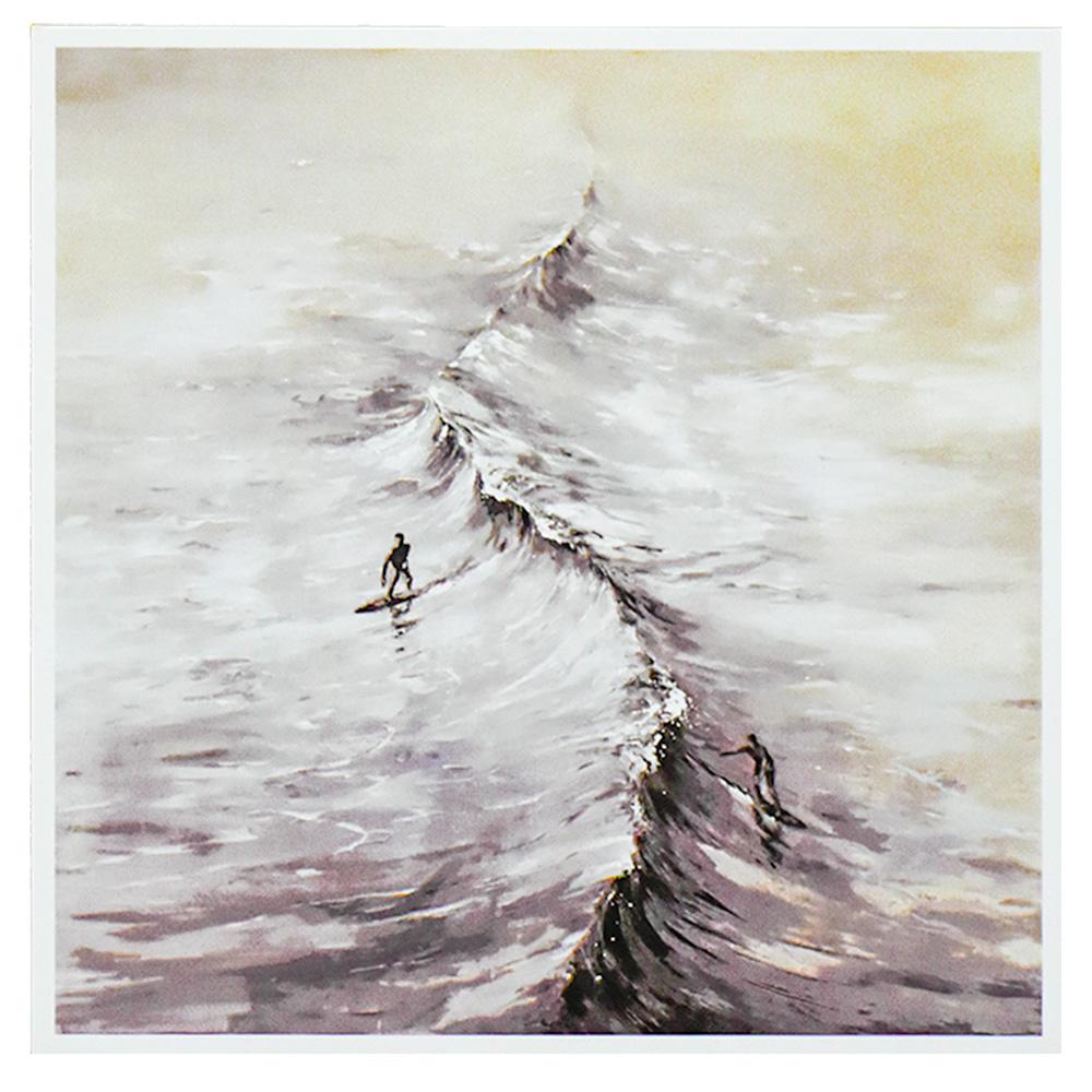 Stunning Pejac New Wave featuring surfers.
Limited timed mini print.
Stamp numbered on reverse.
Lottery edition as this also gave entry to purchase the larger print version also released in 2022.
Pejac signature printed on reverse with print