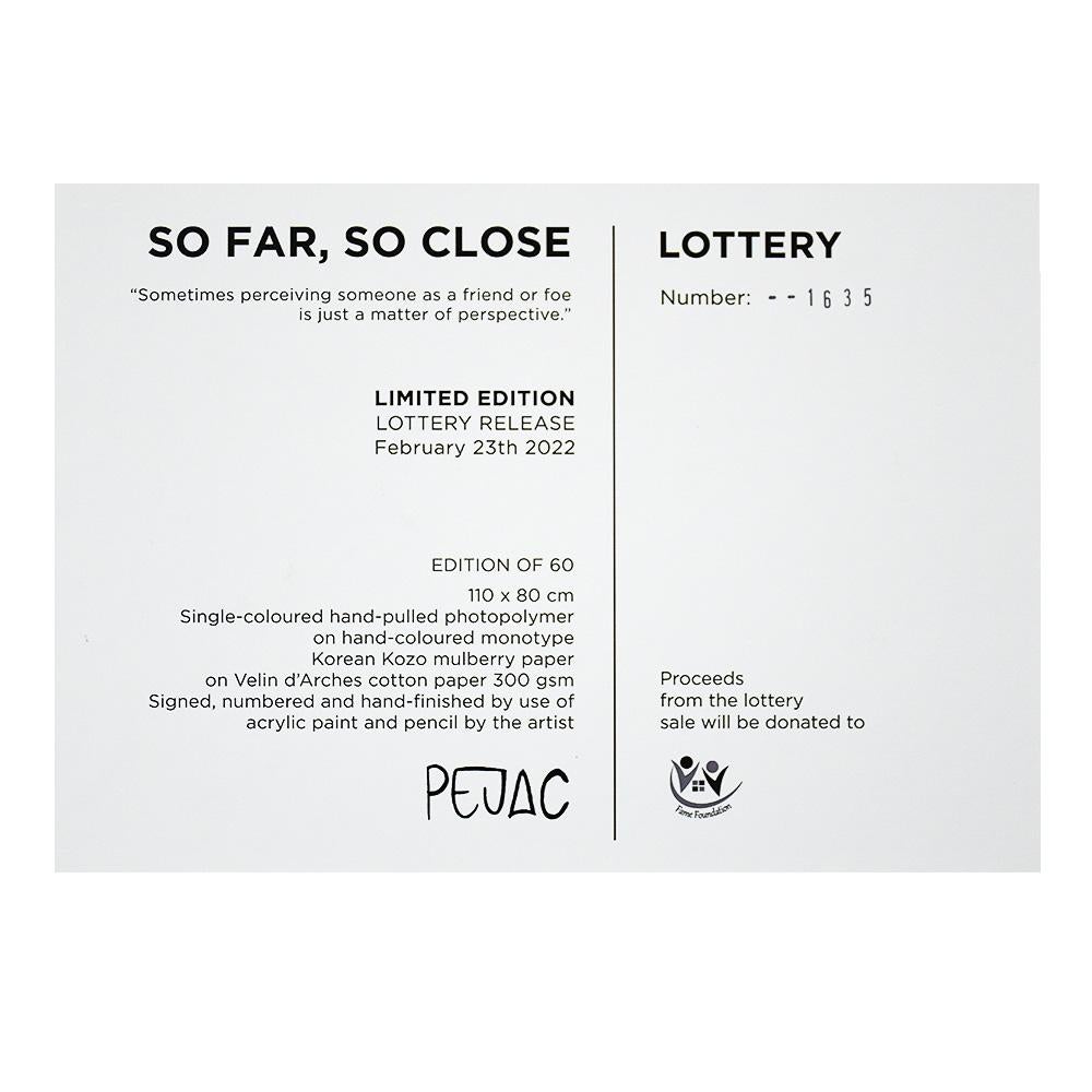 PEJAC So Far So Close (Mini Print Lottery Edition) For Sale 4