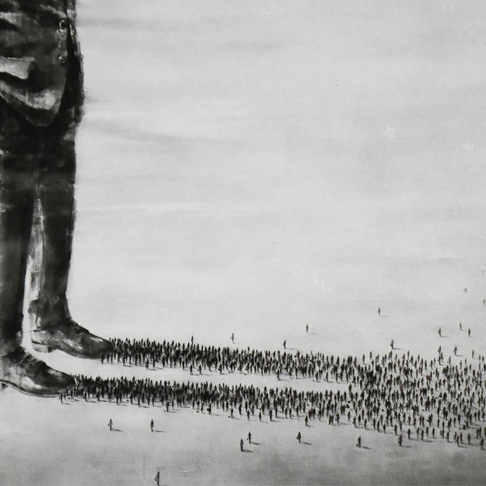Miniimpresión El Jefe (Edición Lotería) - Print Arte callejero de Pejac