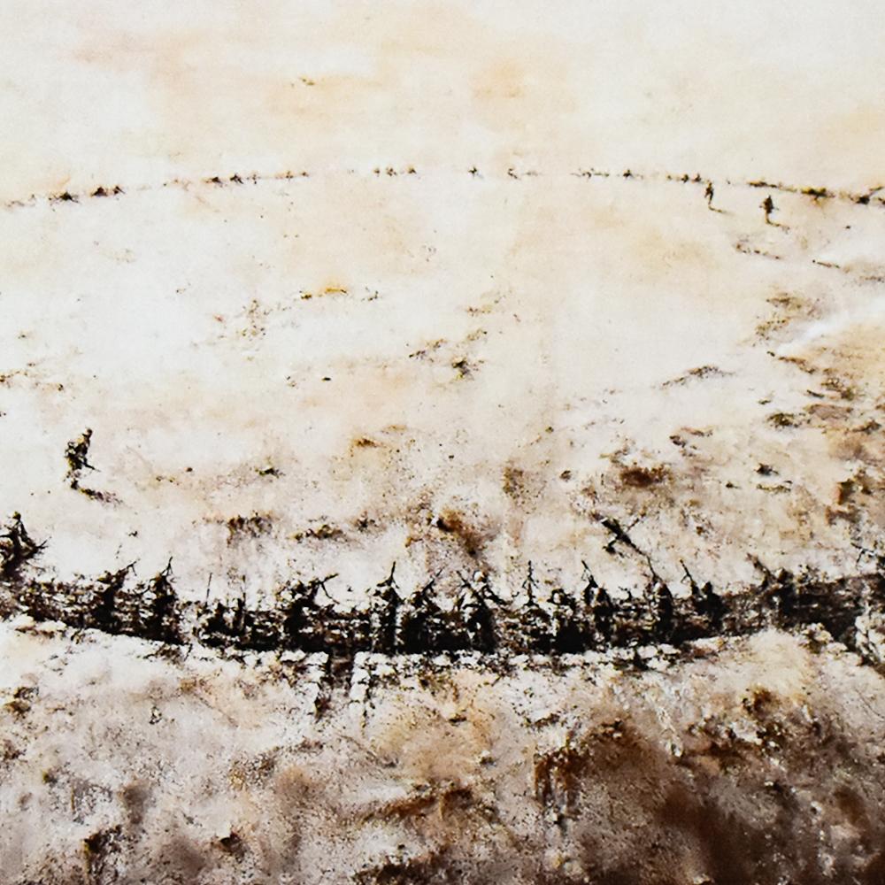 La obra de arte de Pejac, que invita a la reflexión, explora el elemento de la perspectiva.
Miniimpresión limitada en el tiempo.
Numerado en el reverso.
La edición de lotería también daba entrada para comprar la versión impresa más grande.
Basado en