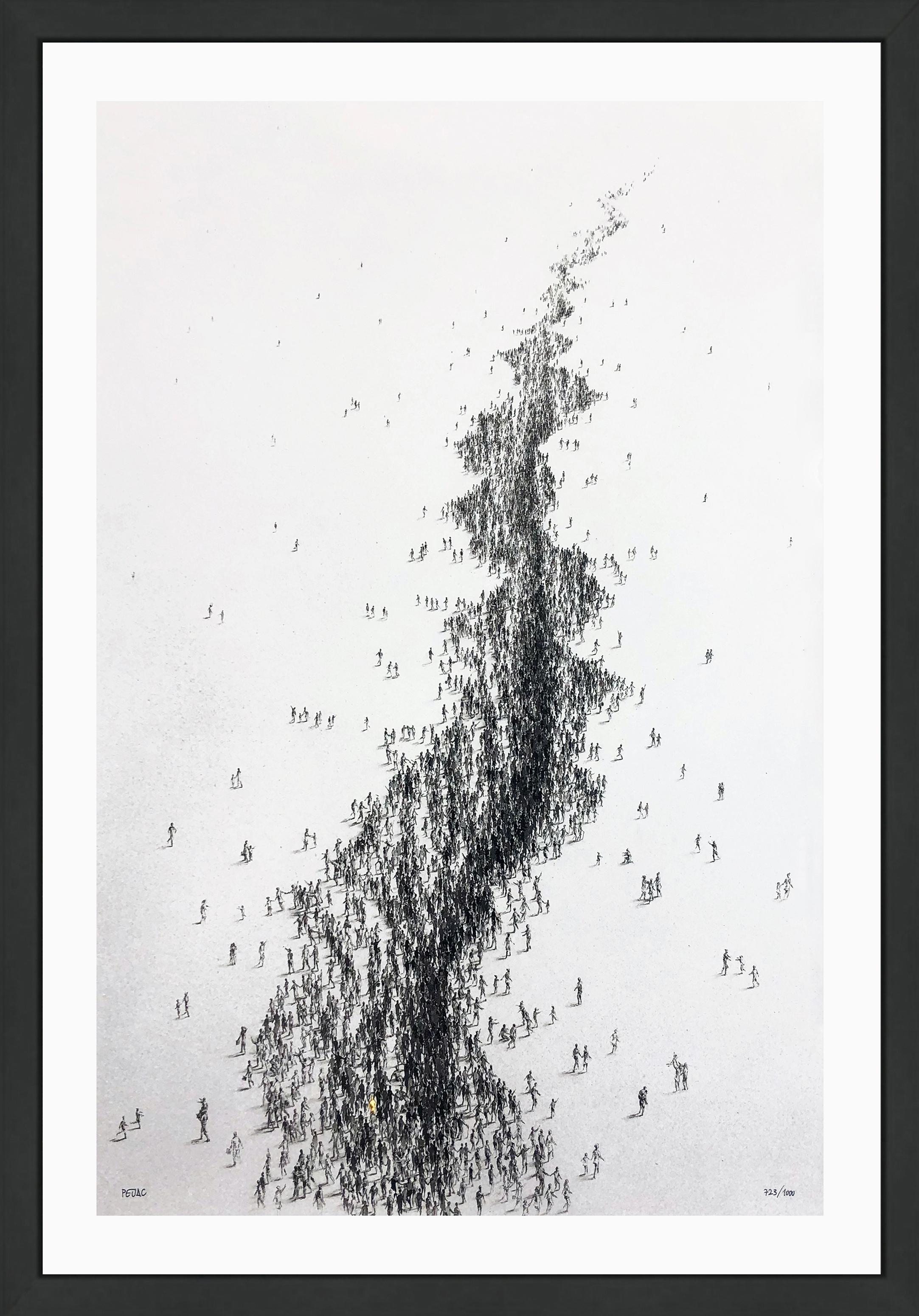 Esperanza (serigrafía única con pan de oro)