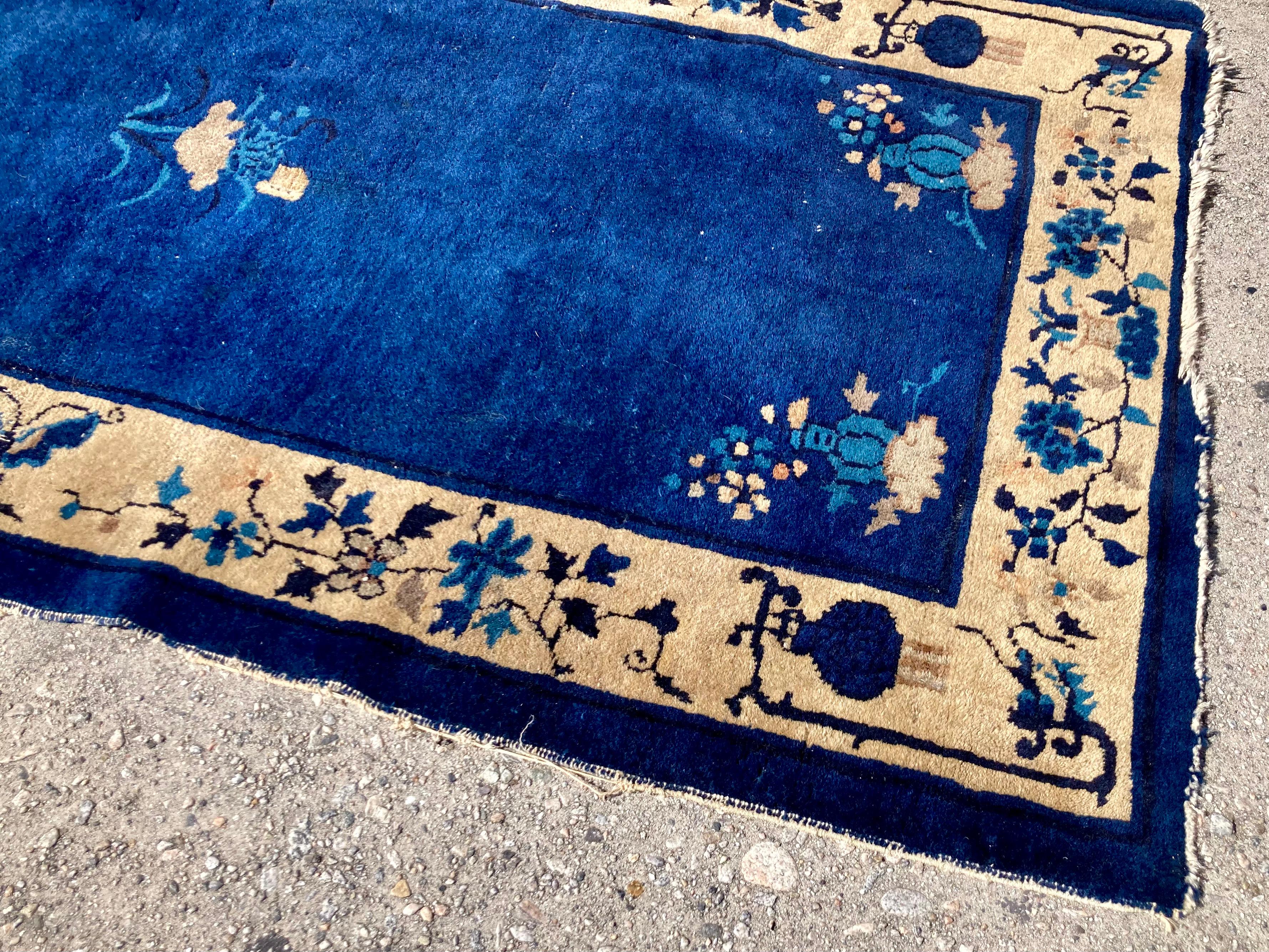Peking Blue Chinese Carpet For Sale 4