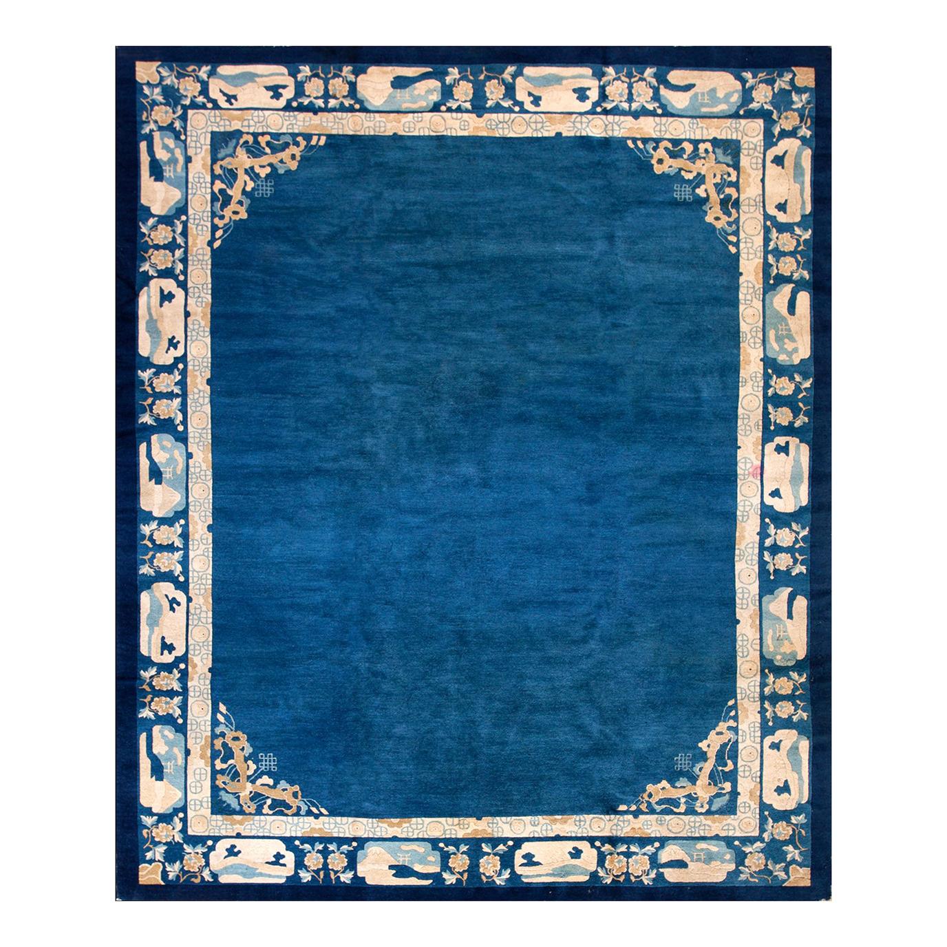 Peking Chinese Carpet 8' 4'' x 9' 10''  For Sale