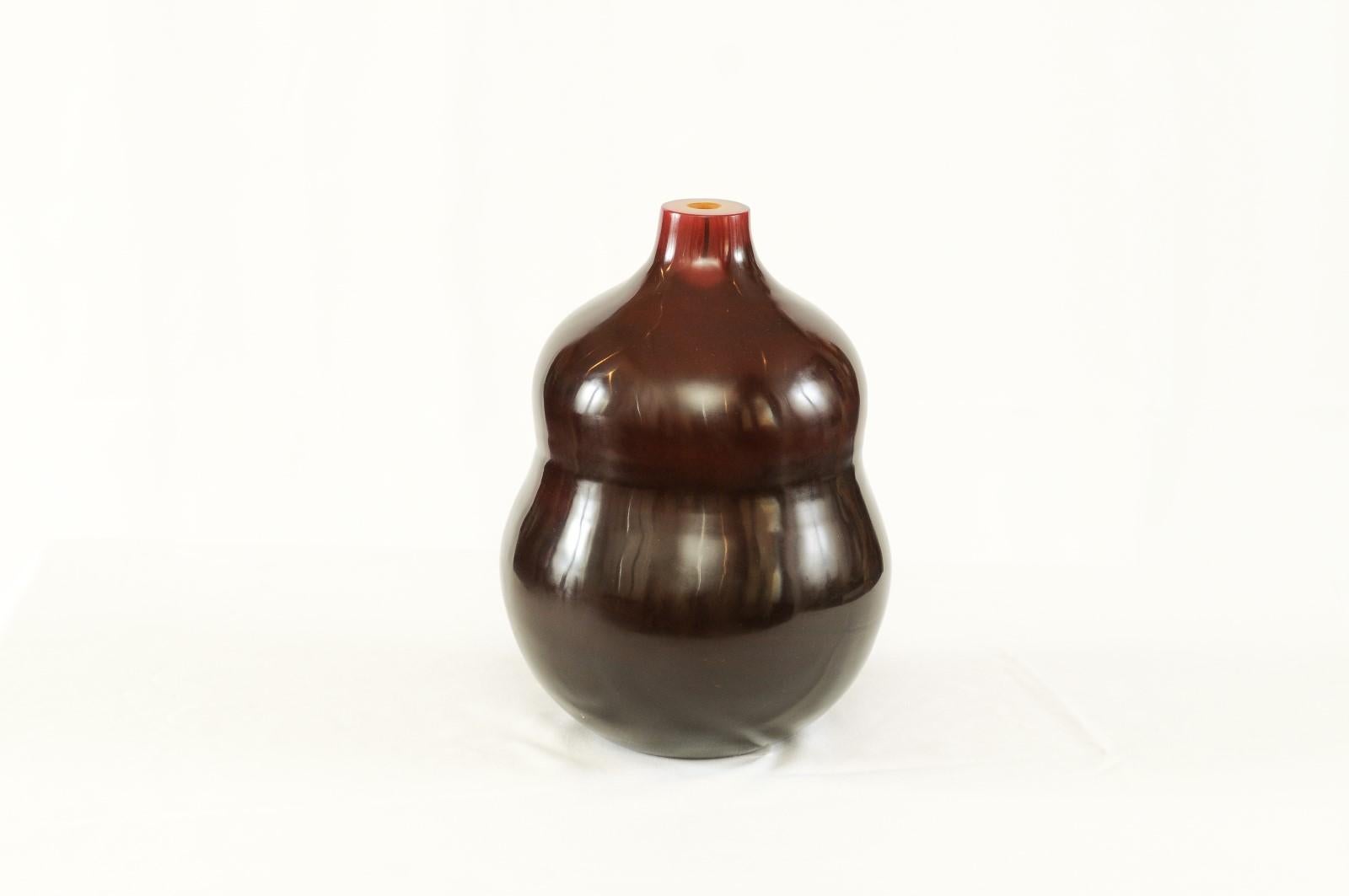 Peking Glass Vase - Robert Kuo for McGuire 1