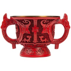 Peking Lacquer Cup, China, 1904