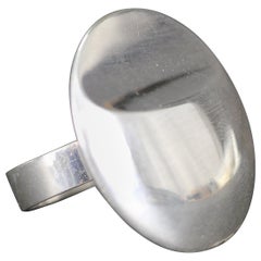 Pekka Piekäinen, 1972, Finnish Modernist Ring in Sterling Silver