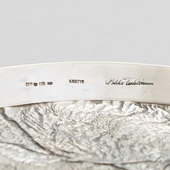 Pekka Turtiainen Silver Tray  Helsinki 1970. Signed