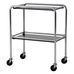 Vintage P.E.L. British Modernist 2-Tier Side Trolley, Art Deco 1931