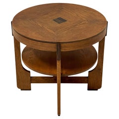 Mesa baja Art Decó P.E.L. Izeren de la Escuela Amsterdamse para De Genneper Molen