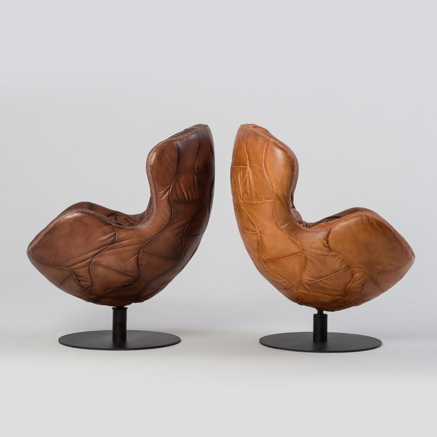 Hand-Crafted Pelè Armchair Tribeca Collection by Marco and Giulio Mantellassi For Sale