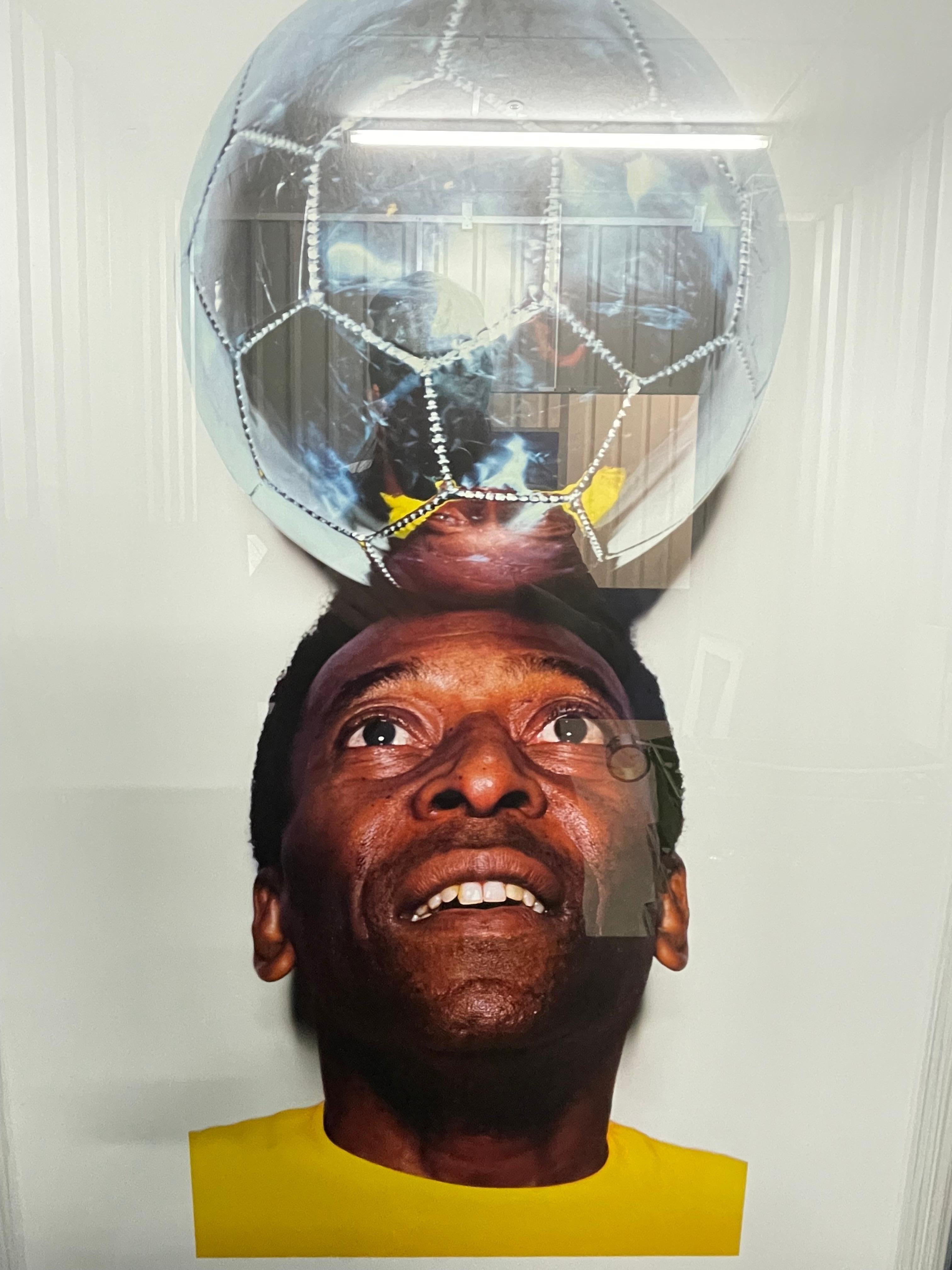 Pelé von Marc Quinn 2004 FIFA 100 im Zustand „Hervorragend“ im Angebot in Southall, GB