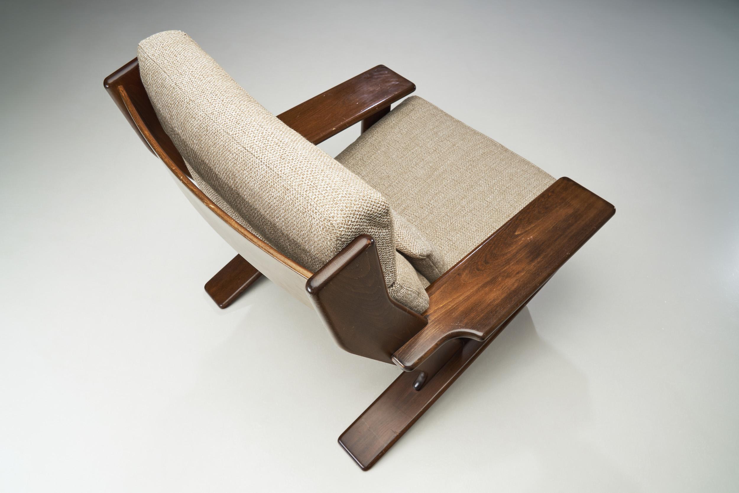 Late 20th Century “Pele” Lounge Chair by Esko Pajamies for Lepokalusto, Finland 1970s For Sale
