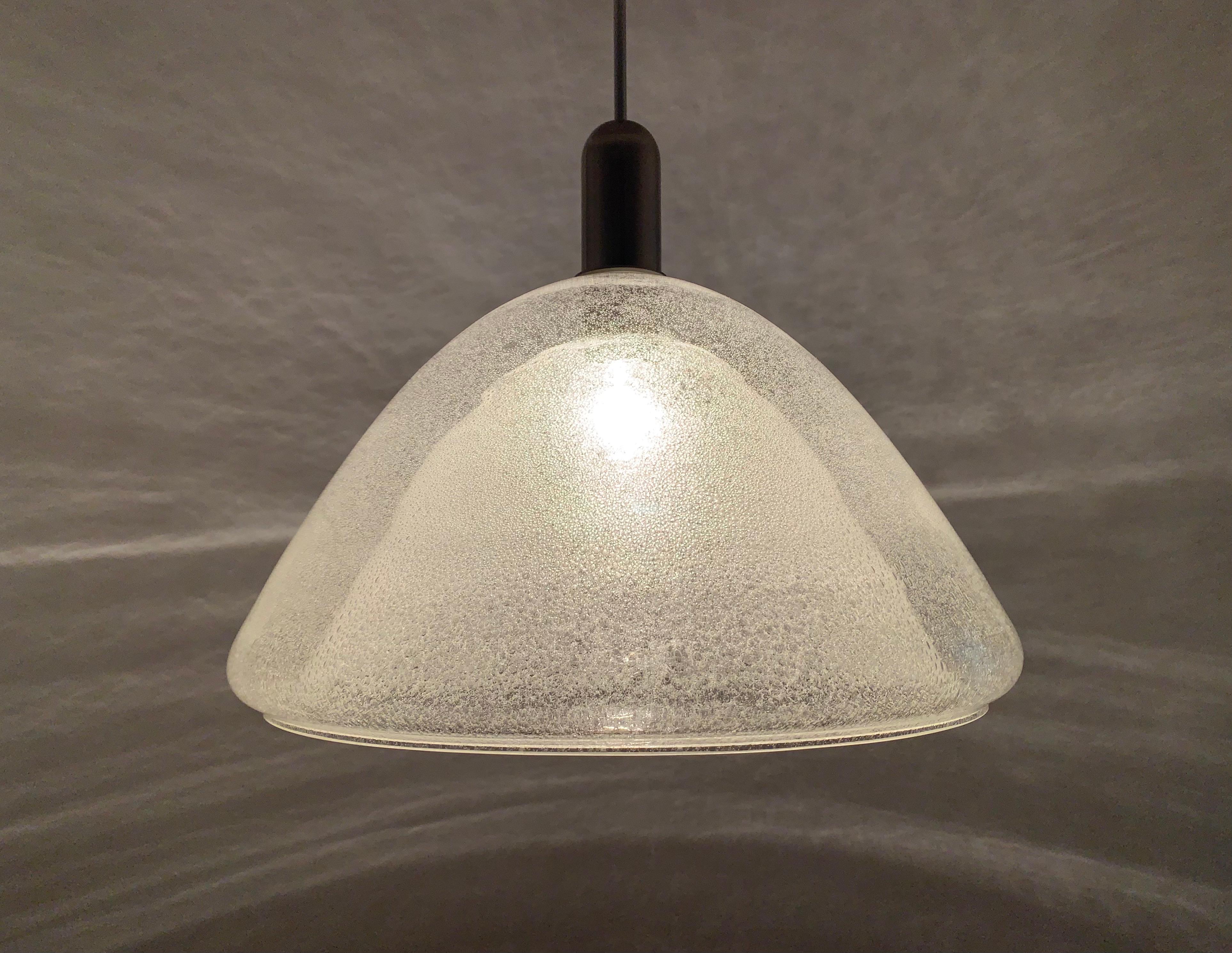 Peleguso glass lamp by Carlo Nason for Mazzega For Sale 4
