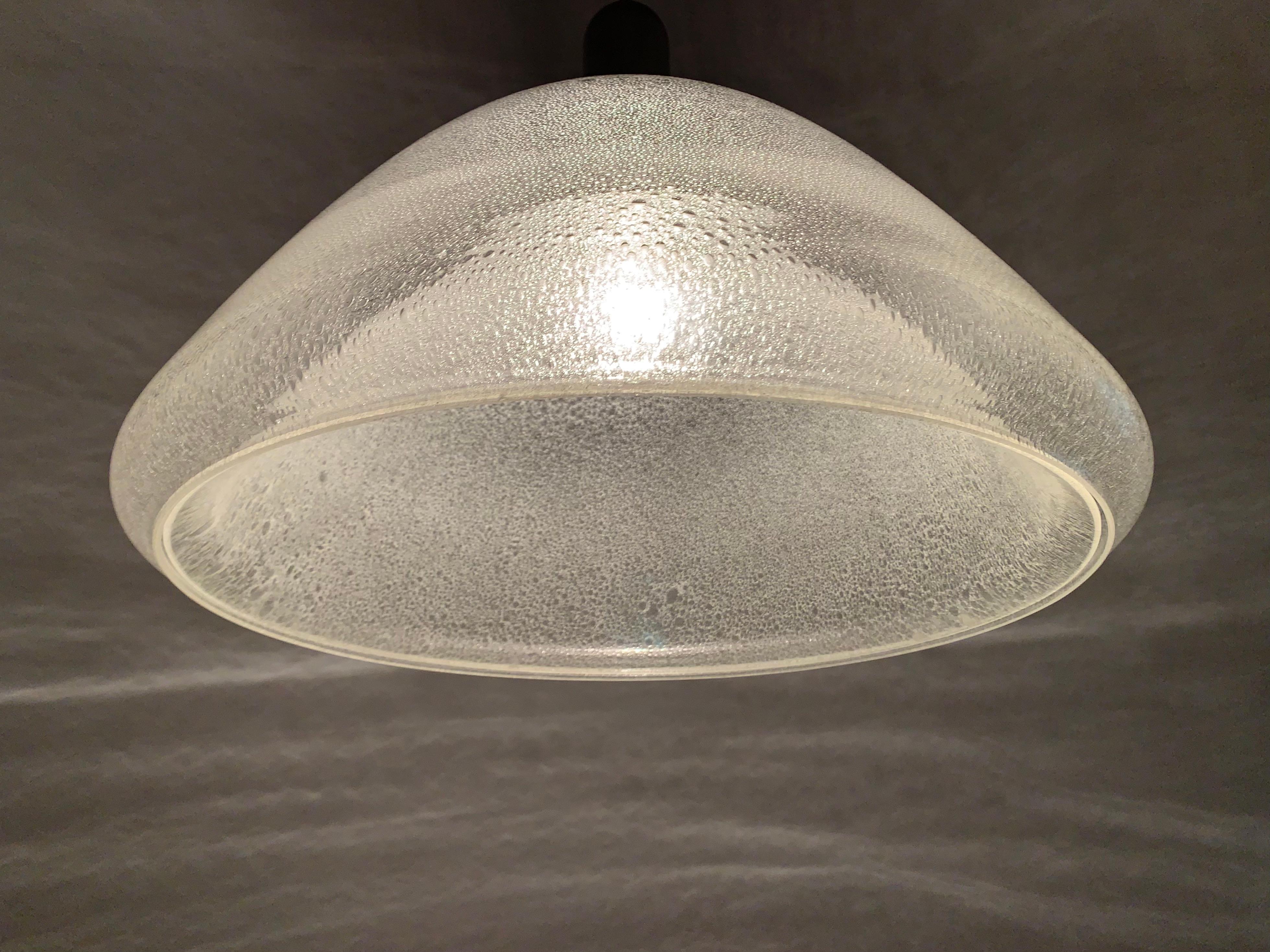 Peleguso glass lamp by Carlo Nason for Mazzega For Sale 5