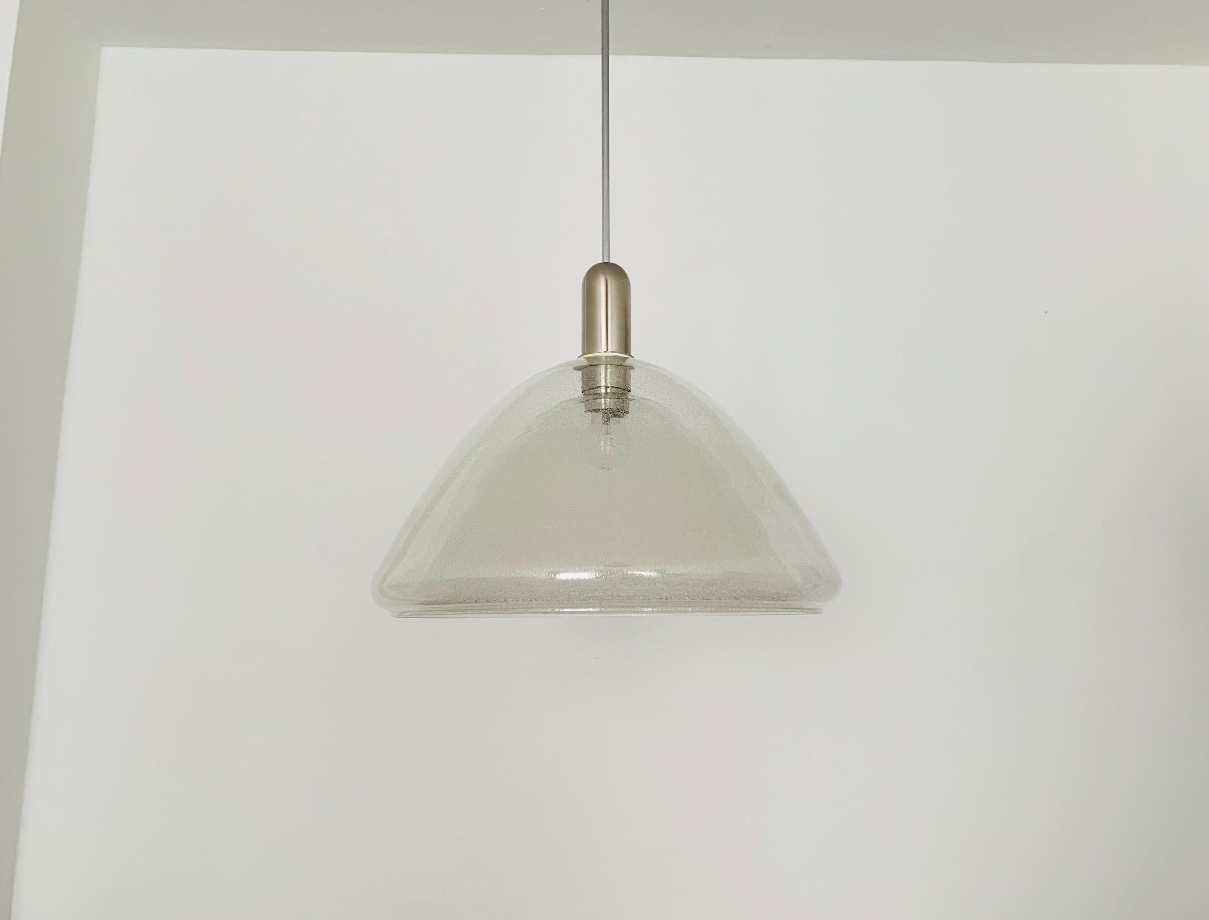 Mid-Century Modern Peleguso glass lamp by Carlo Nason for Mazzega For Sale