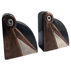 Pelican bookends ''E-864" designed by Albert Drexler Jacobson for Cowan Pottery
