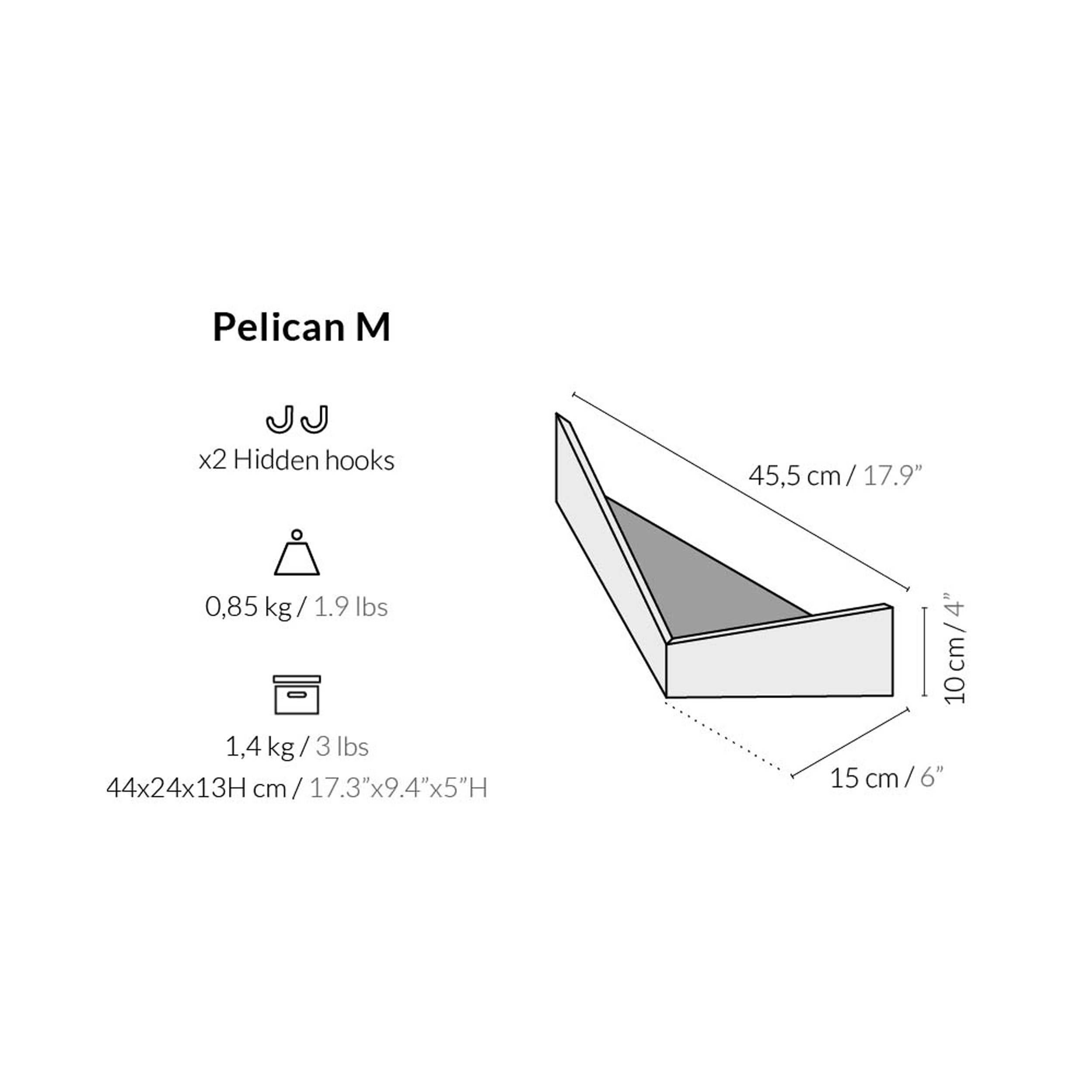 Pelican Medium Schwarz Medium im Zustand „Neu“ im Angebot in Madrid, Madrid
