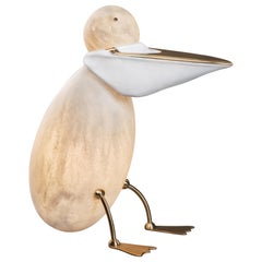 Pelican - Unique Floor Lamp Sculpture - Ludovic Clément d’Armont