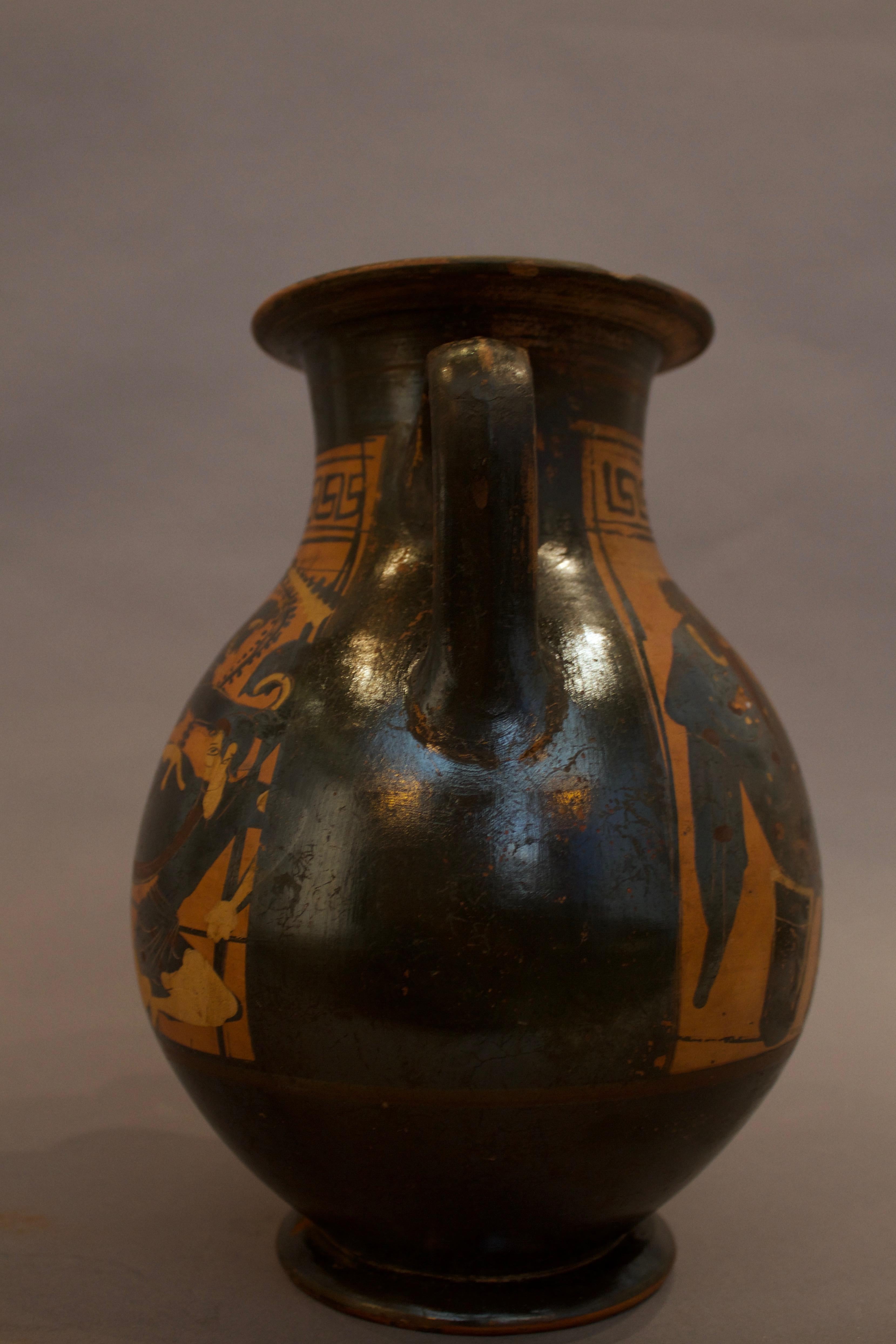 Classical Greek Pelike Attic Vase, 520-500 BCE