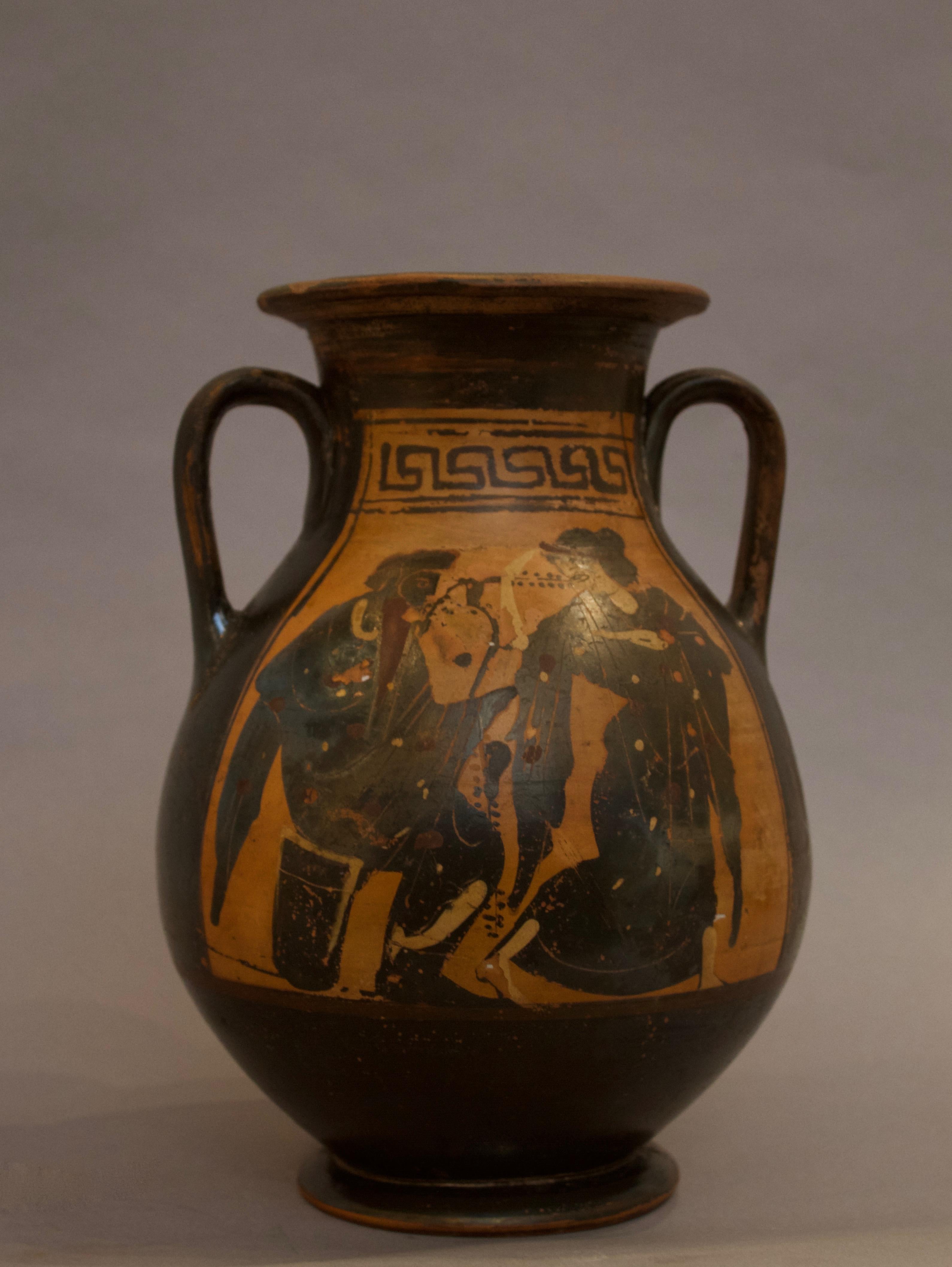 Greek Pelike Attic Vase, 520-500 BCE
