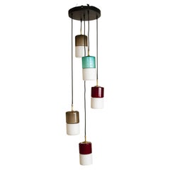 Pelill & Putzler pendant 5 colored elements form the 60’s.