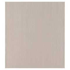 "Pellava" Modern Hand-Knotted Solid Light Beige Wool Rug by Doris Leslie Blau