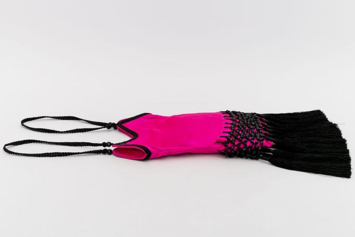 Women's Pellegrino Pink Satin Bag For Sale