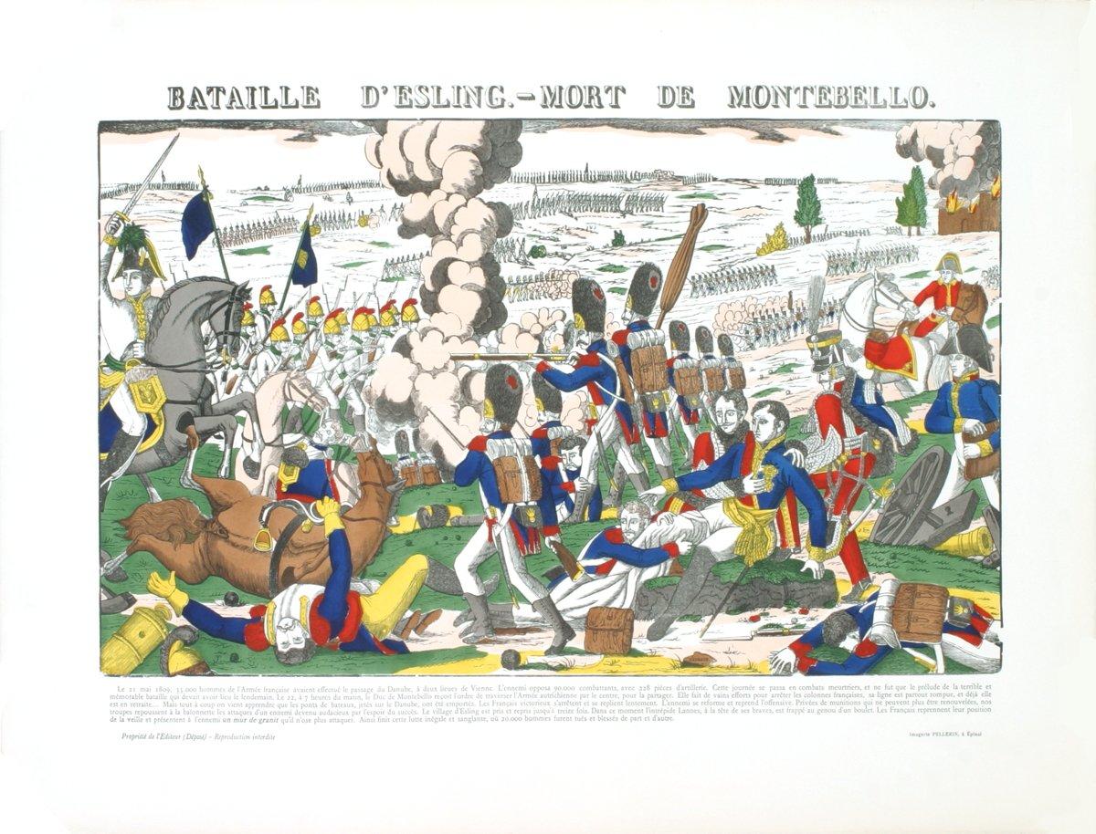1912 Napoleon Bonaparte 'Bataille D'Esling- Mort De Montebello' 
