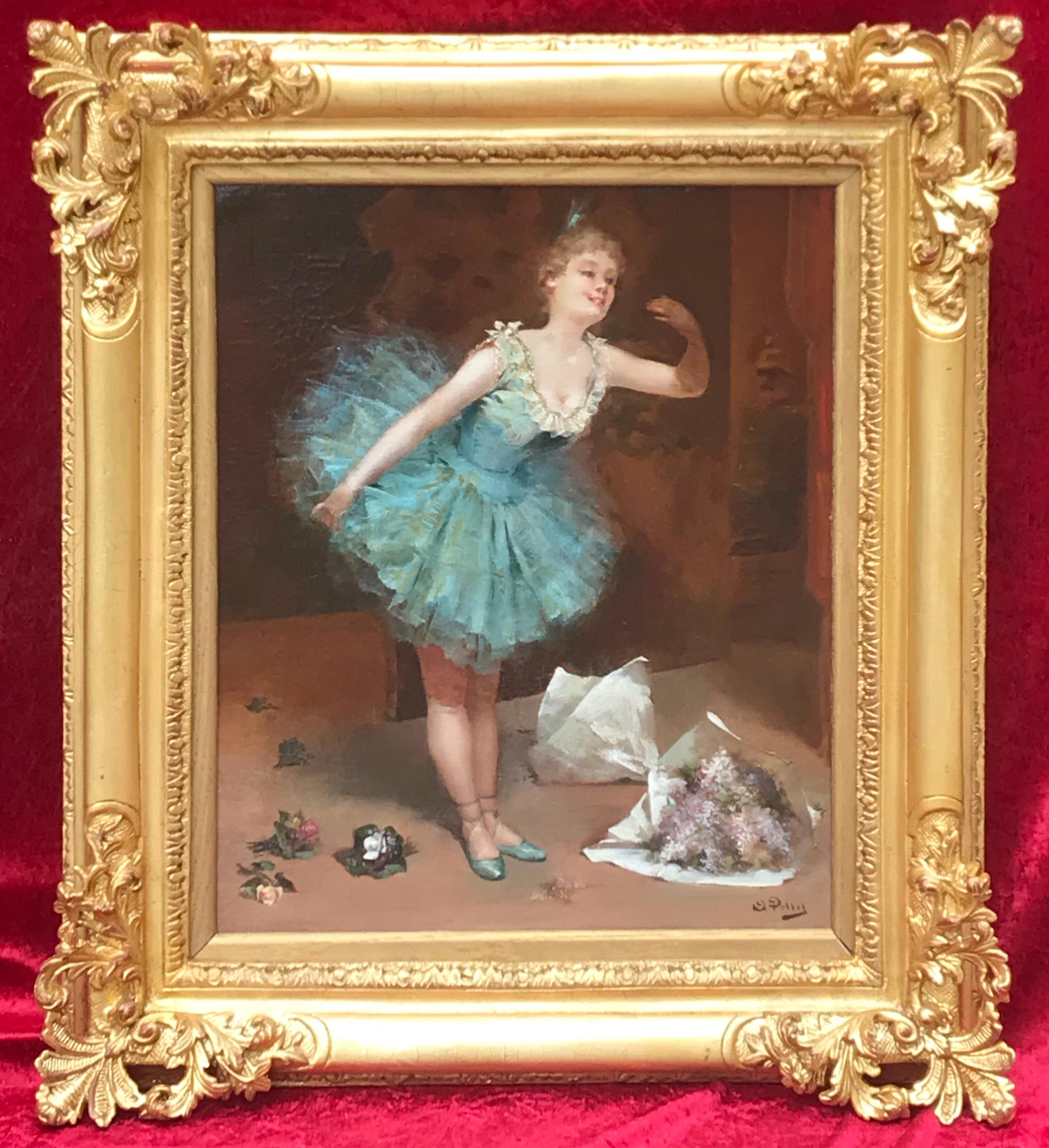 PELLET Alphonse Portrait Painting – Die kleine Ballerina