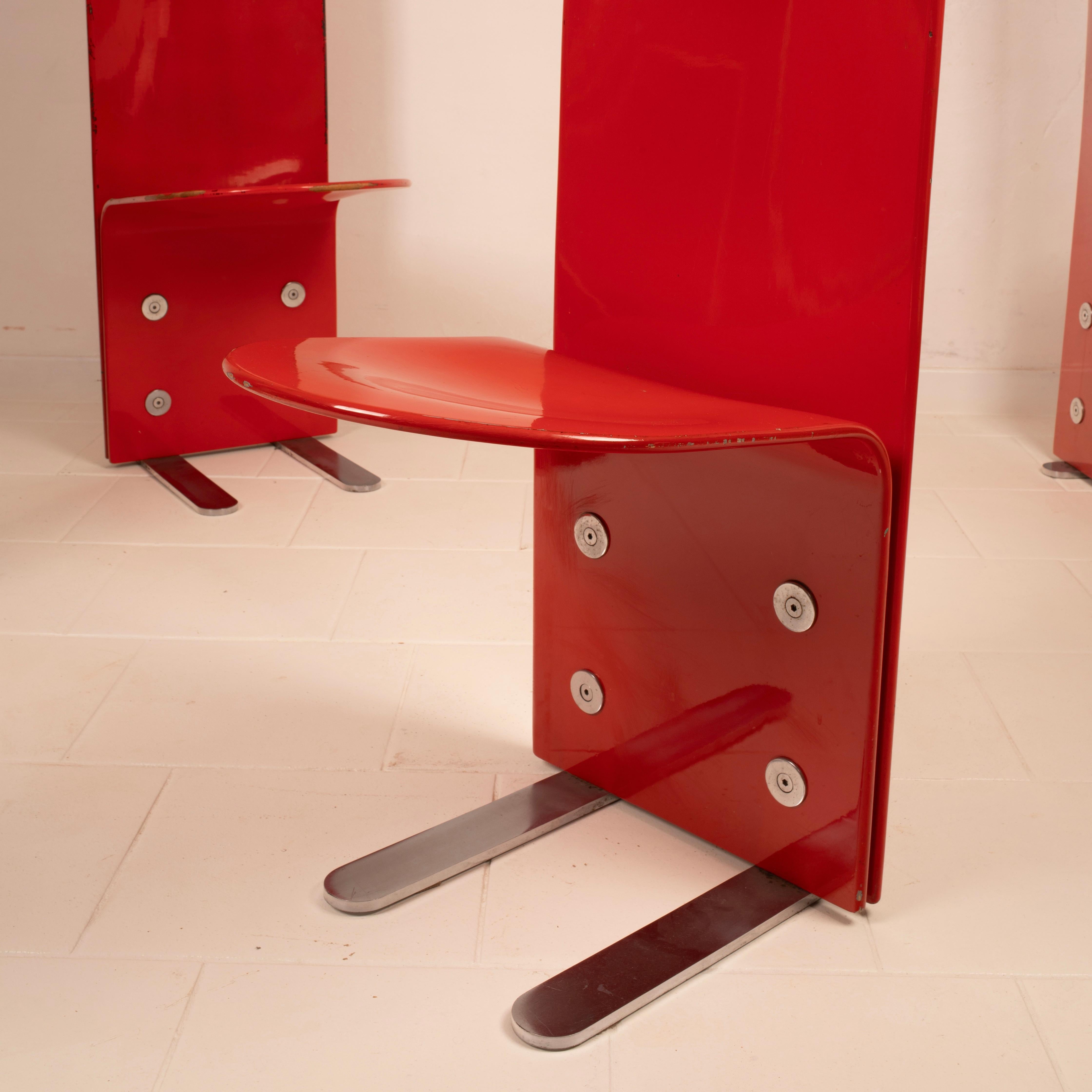 Pellicano Chairs by Luigi Saccardo for Arrmet, 1975 in vendita 5