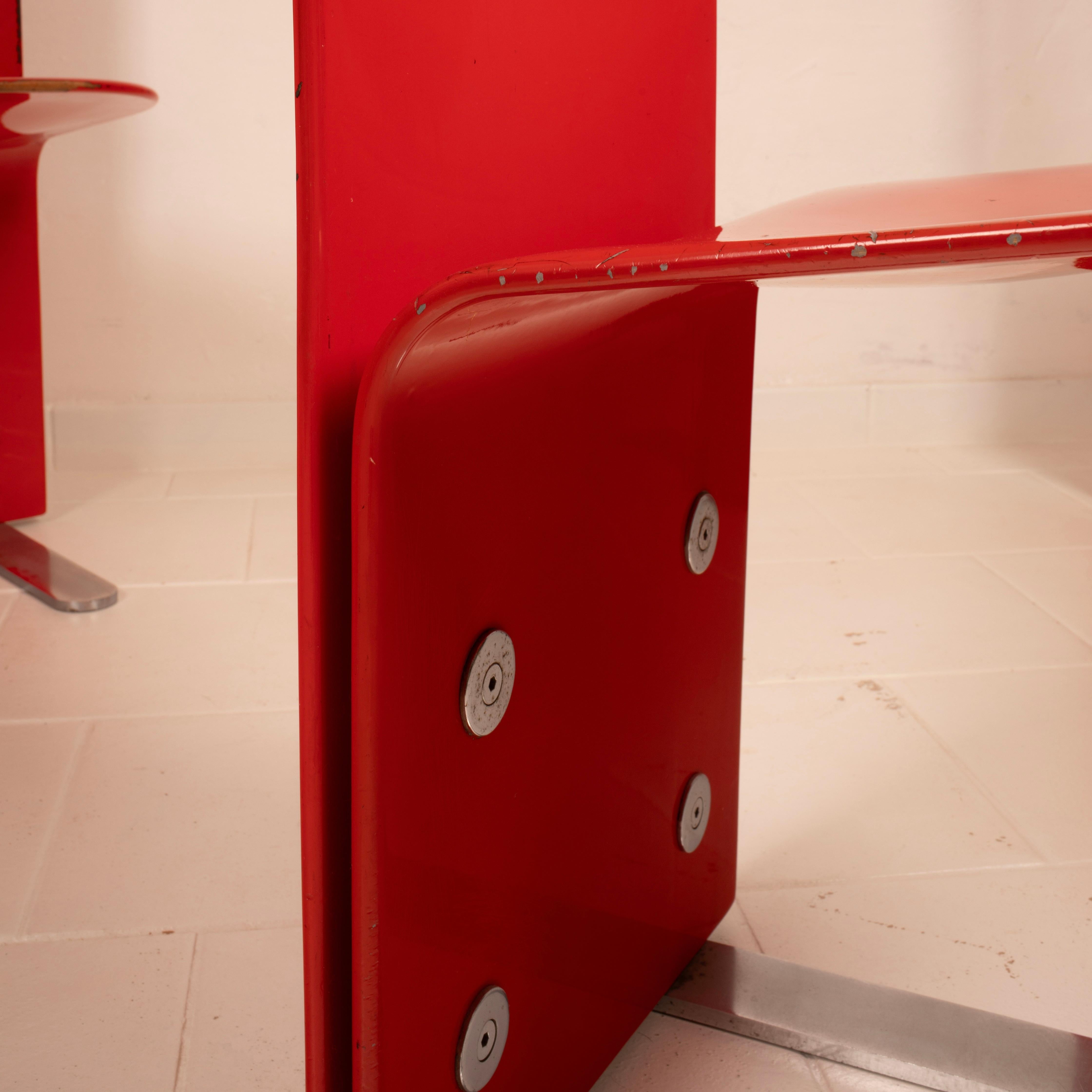 Pellicano Chairs by Luigi Saccardo for Arrmet, 1975 in vendita 8