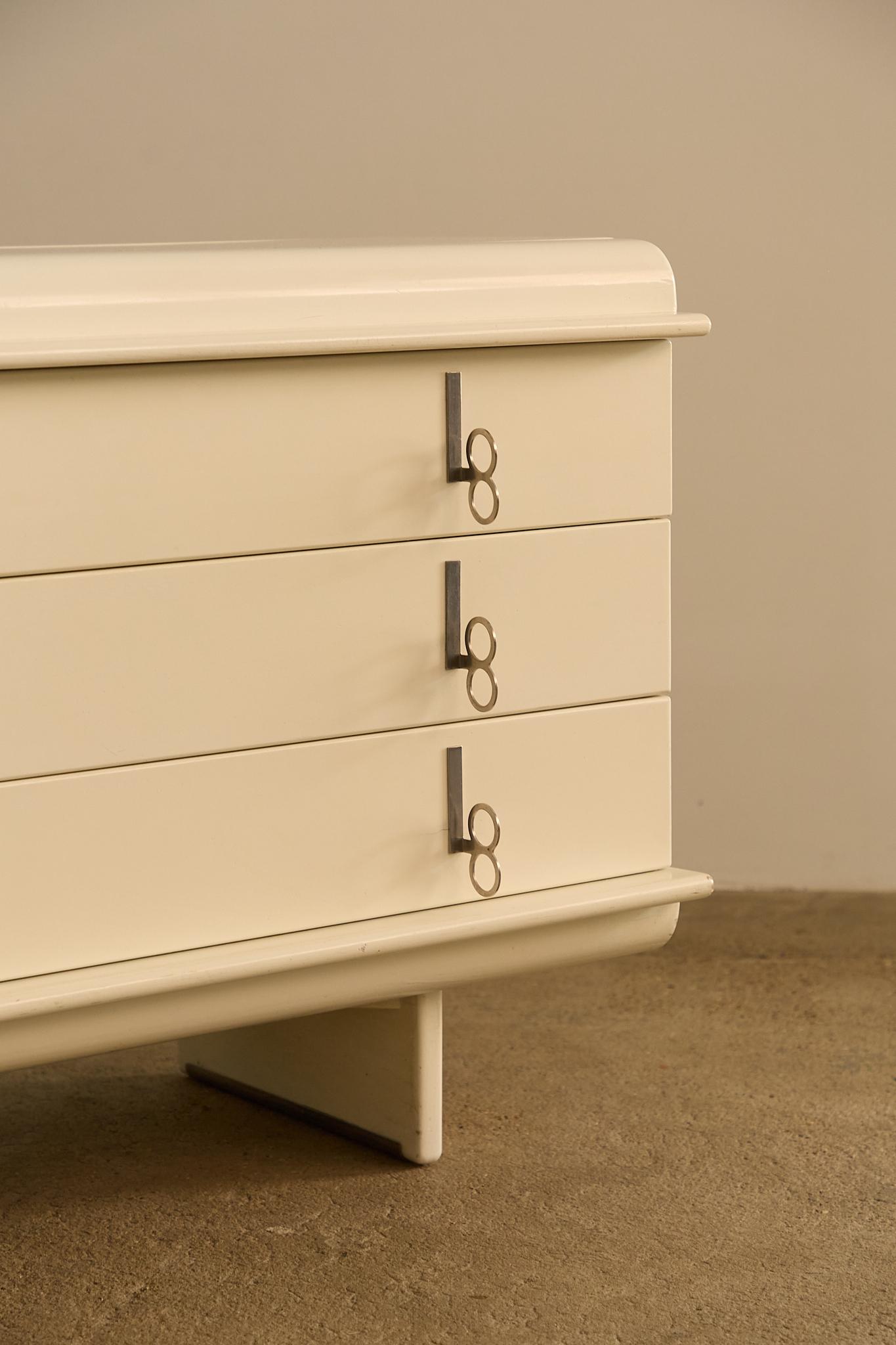 Wood Pellicano Chest Of Drawers For Sale