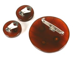 Pellini Bijoux Set aus Bakelit und Punkten