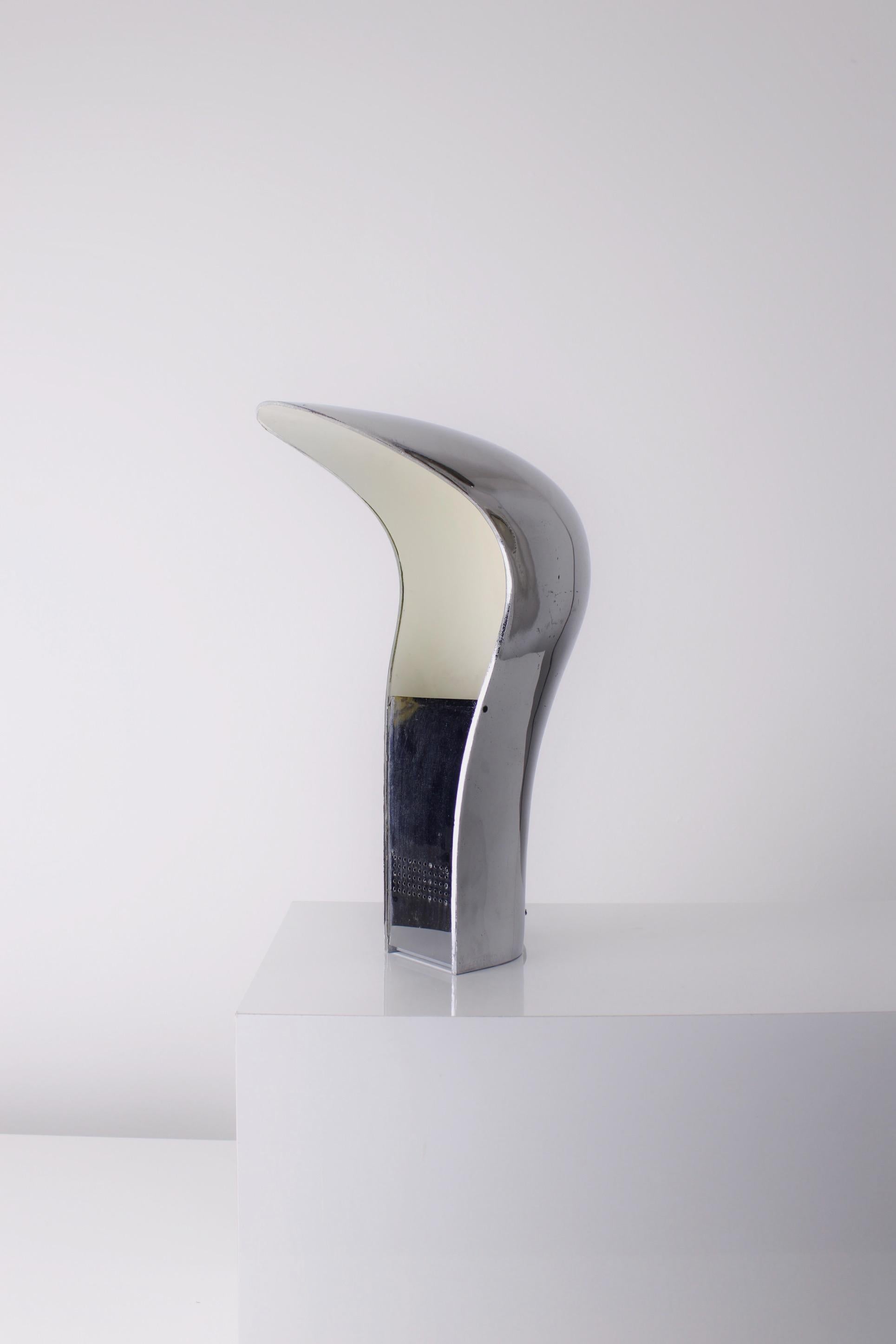Table lamp, model Pelota. Designed by Cesare Casati & Emanuele Ponzio in 1971, Casati & Ponzio founded Studio DA in 1965. They developed projects in various sectors like architecture, urban planning, interior design, exhibition design, and
