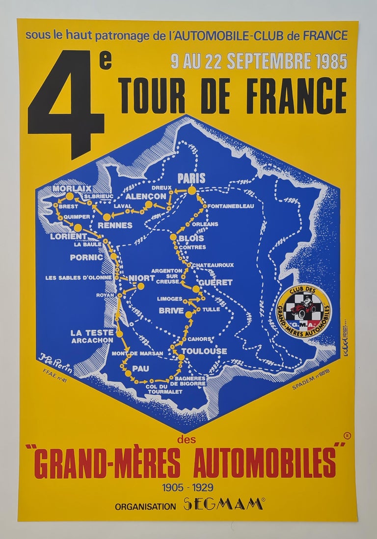 Tour de France 1991 - grand meres automobiles - Bellevue Vintage