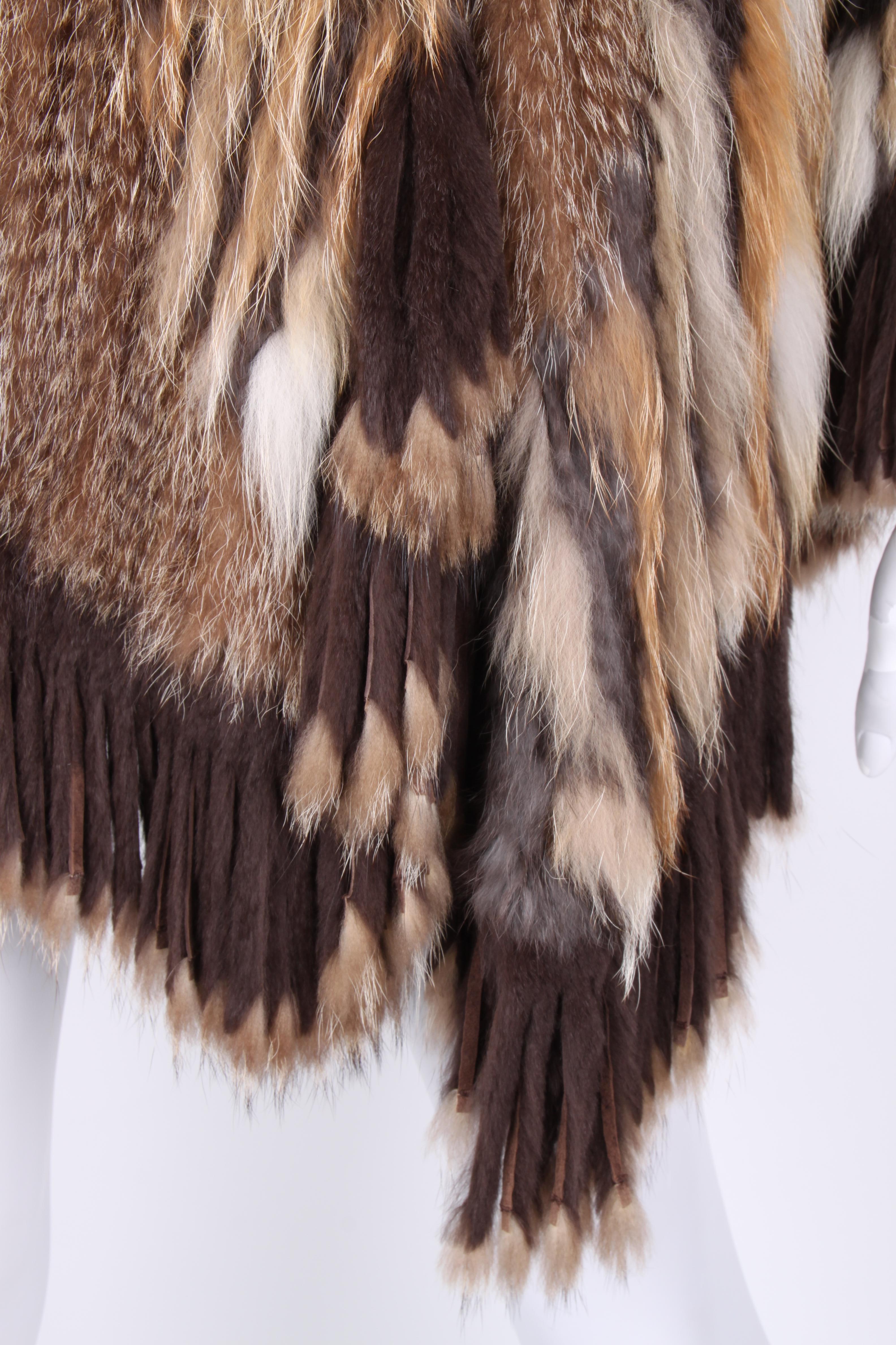 Brown Pelsland fur vest For Sale