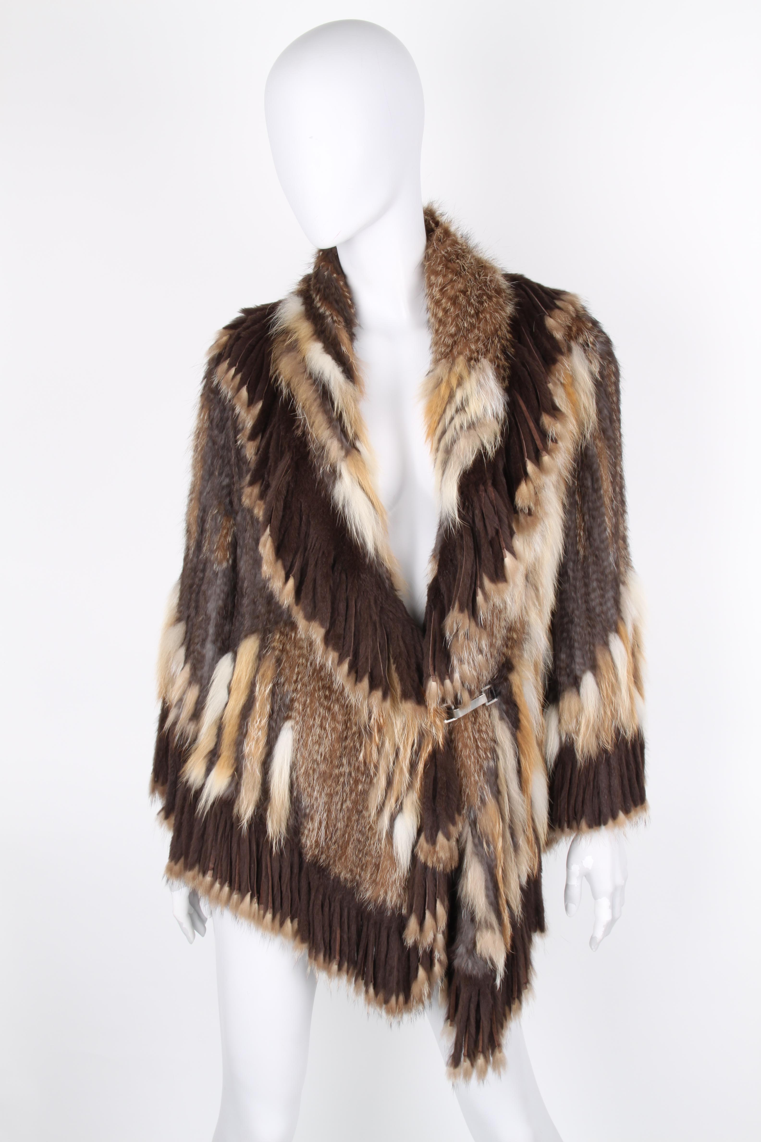 Pelsland fur vest In Excellent Condition For Sale In Baarn, NL
