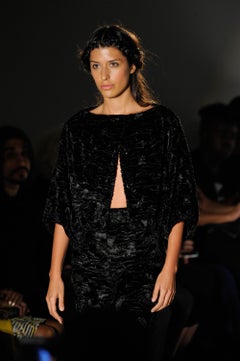 Pelush Black Faux Fur Astrakhan Broadtail Short Jacket - Small and Medium