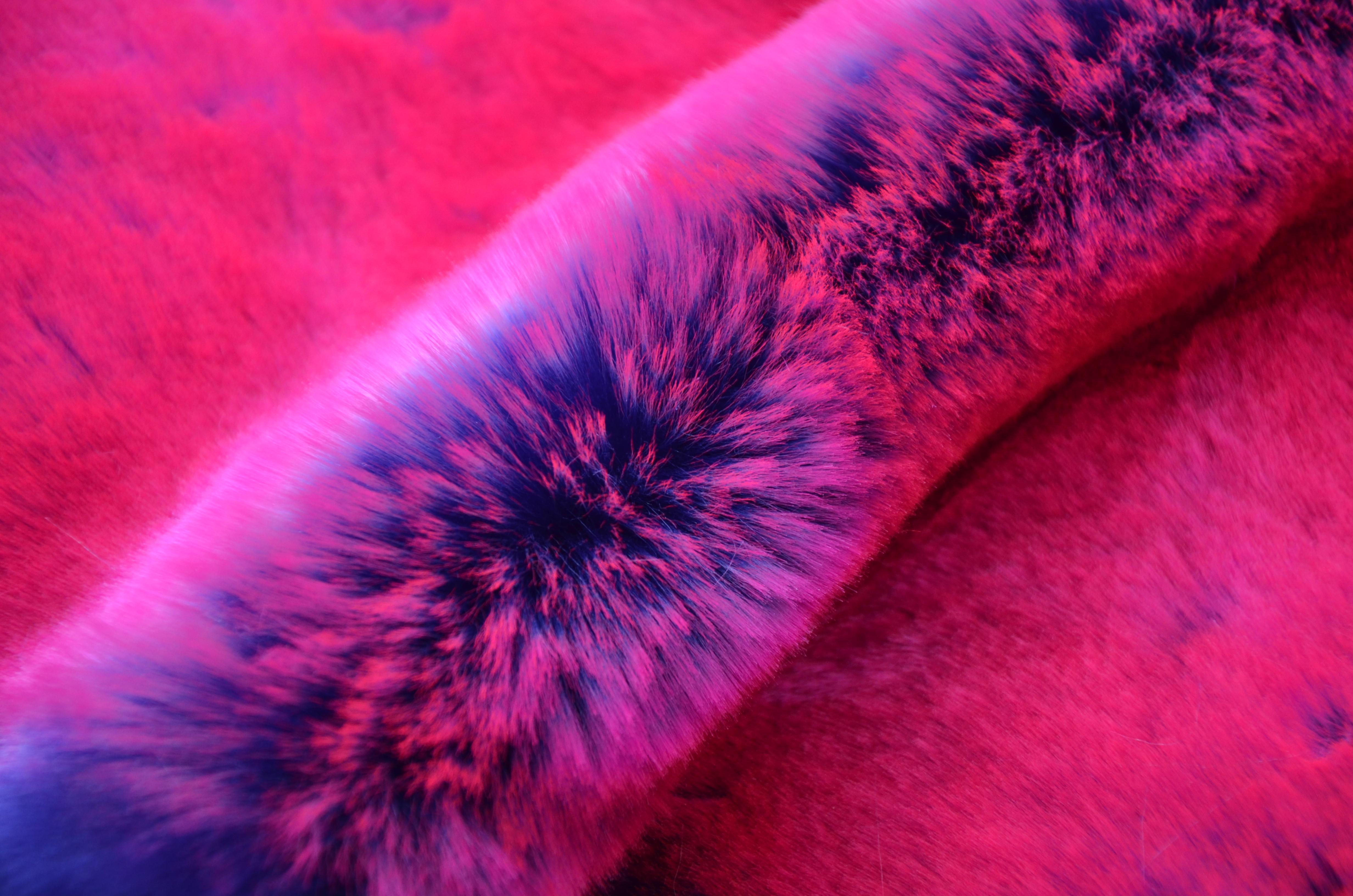 hot pink fur stole