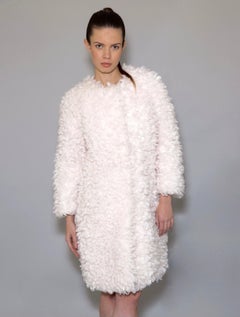 Pelz Pelz Opal Boucle' Kunstpelzmantel - 1/XS 1/S