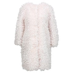 Pelush Opaline Boucle' Faux Fur Coat - 1/XS 1/S
