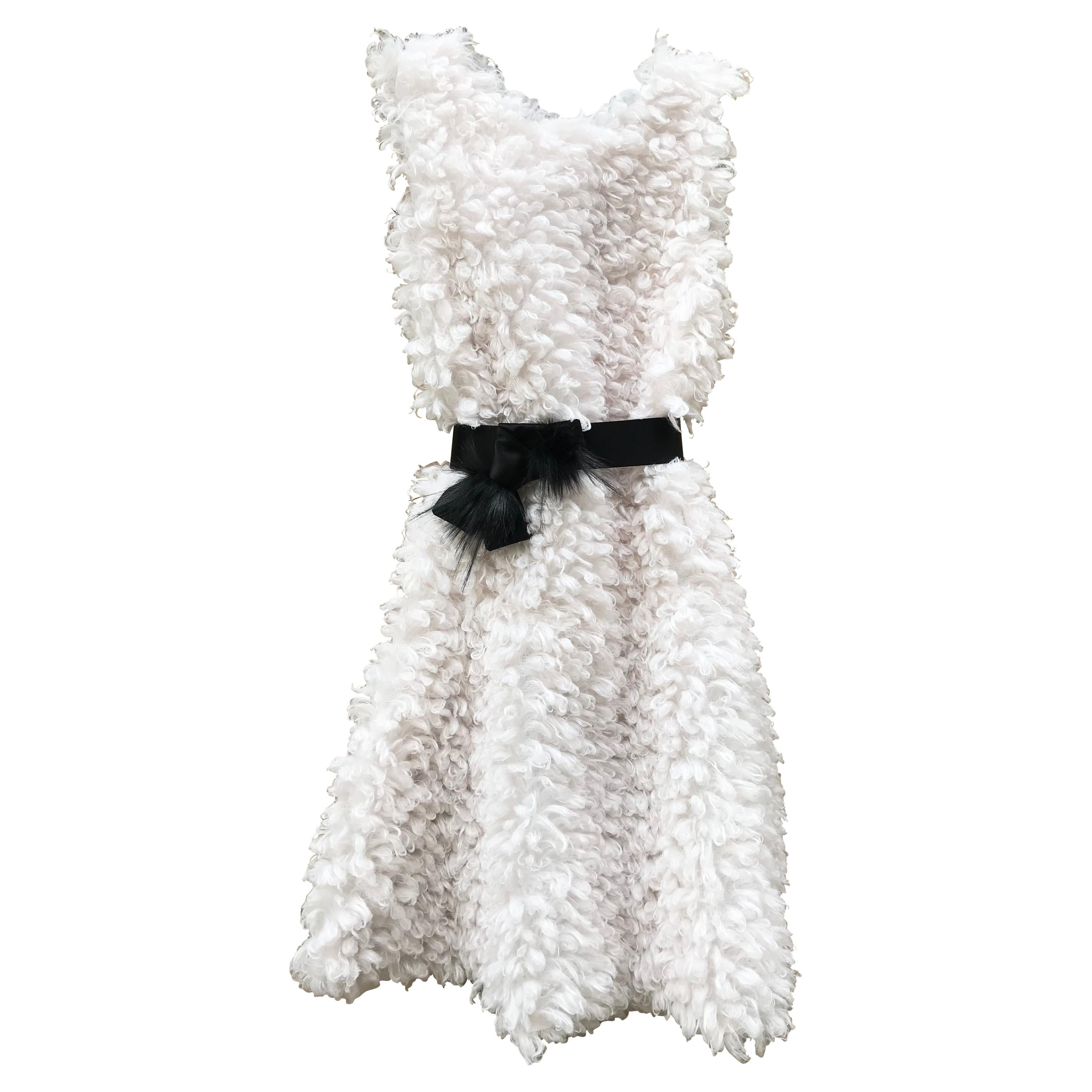 Pelush Opaline Faux Fur Dress - Small
