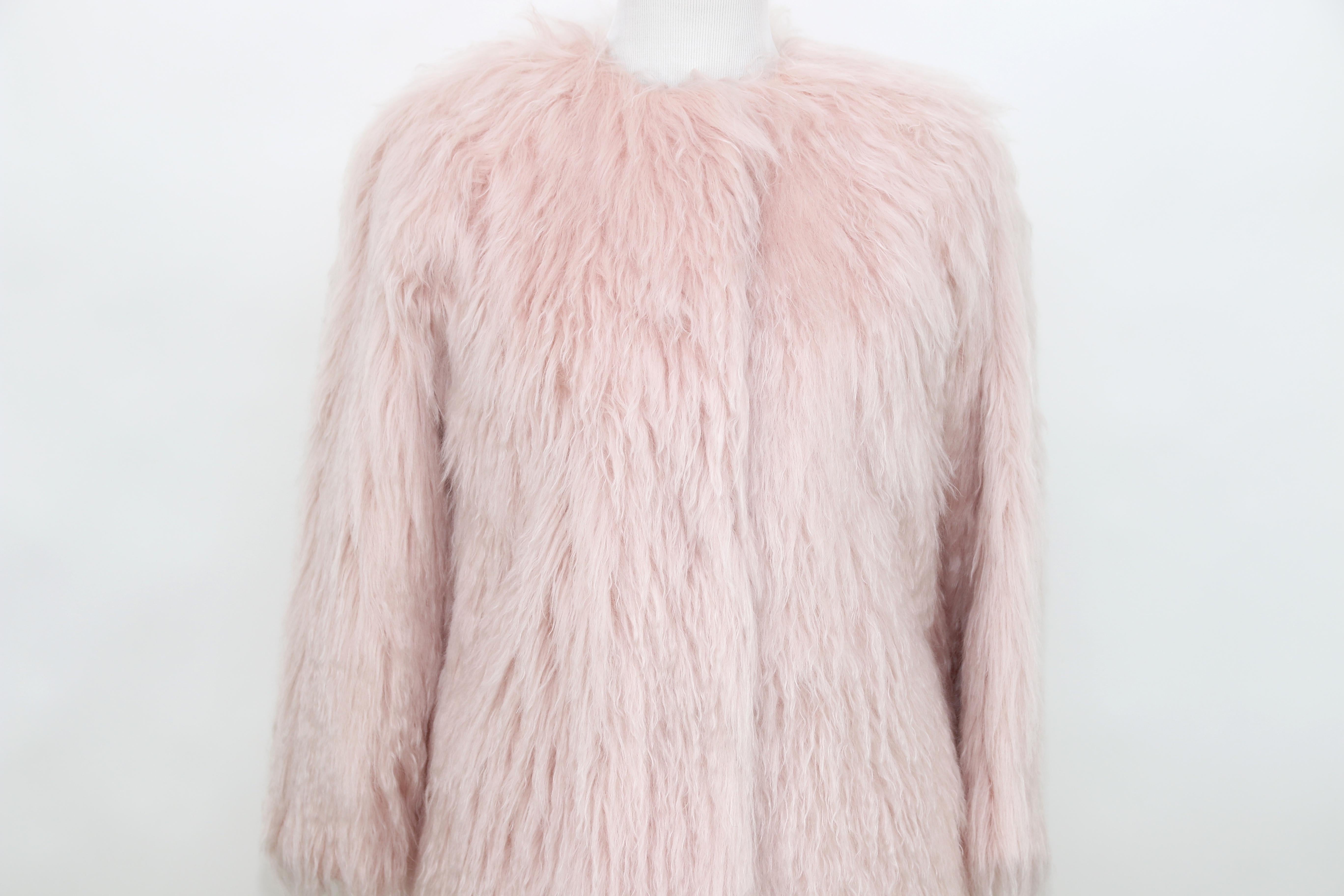 pink mohair jacket
