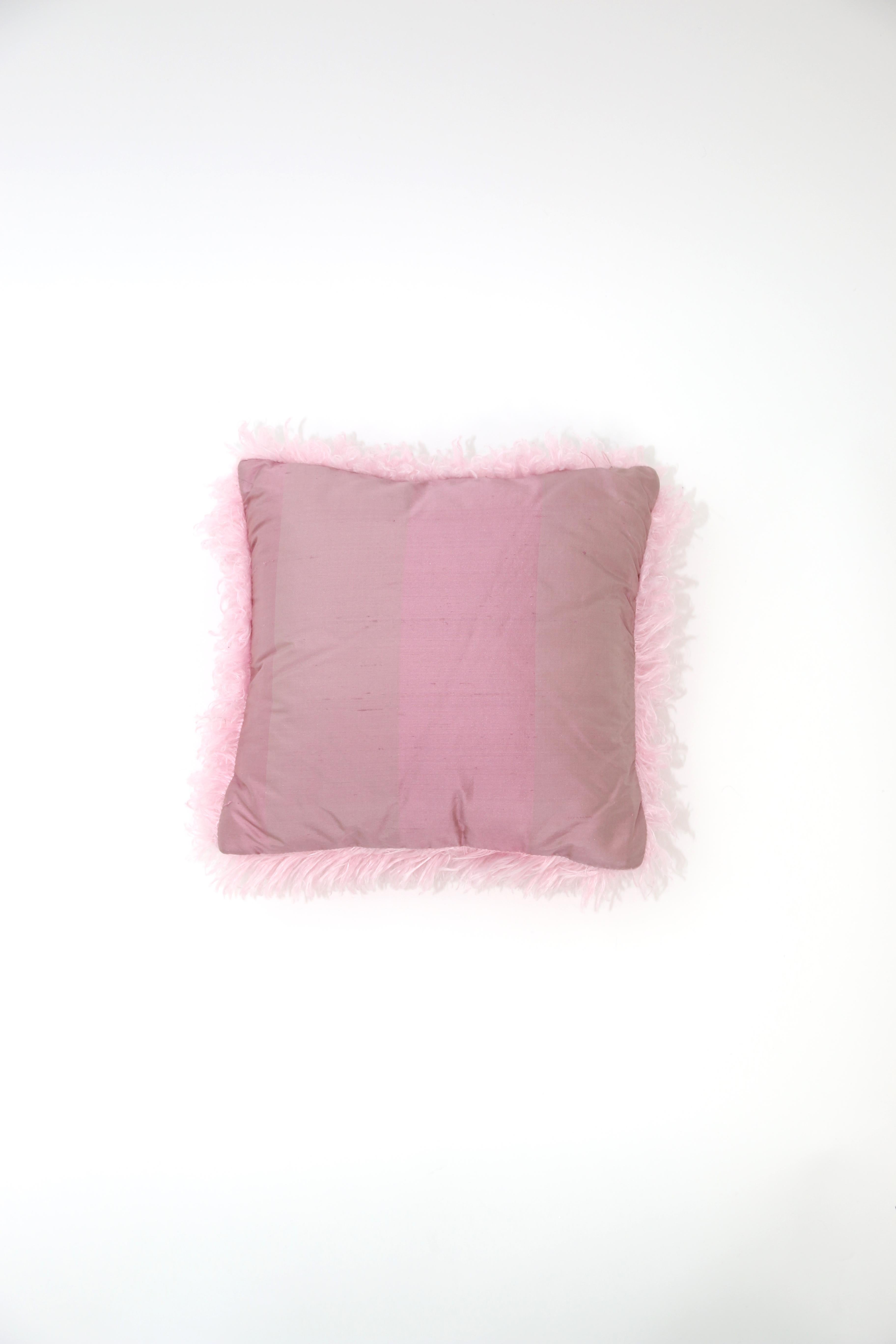 small pink pillows