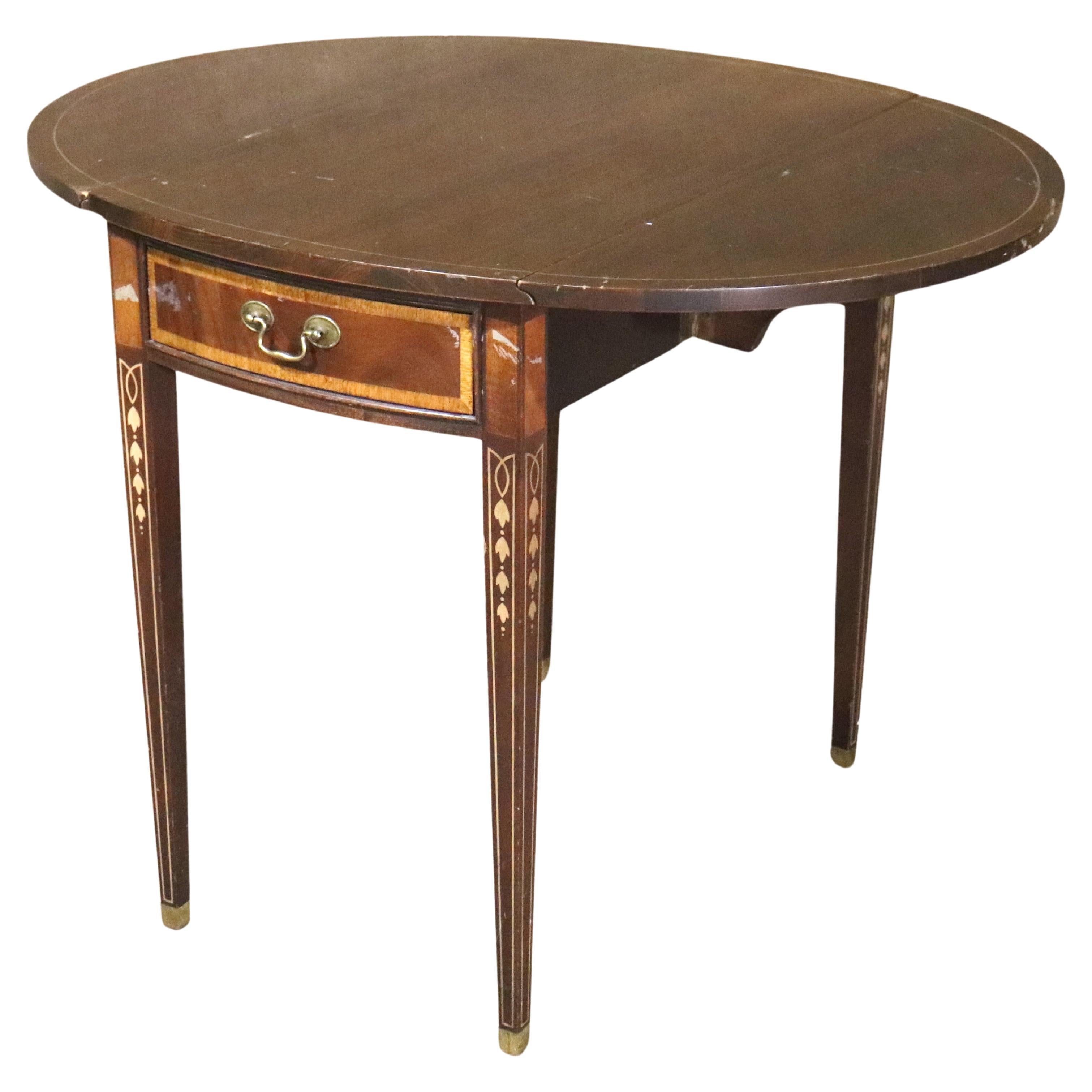Table ancienne Hepplewhite de Pembroke