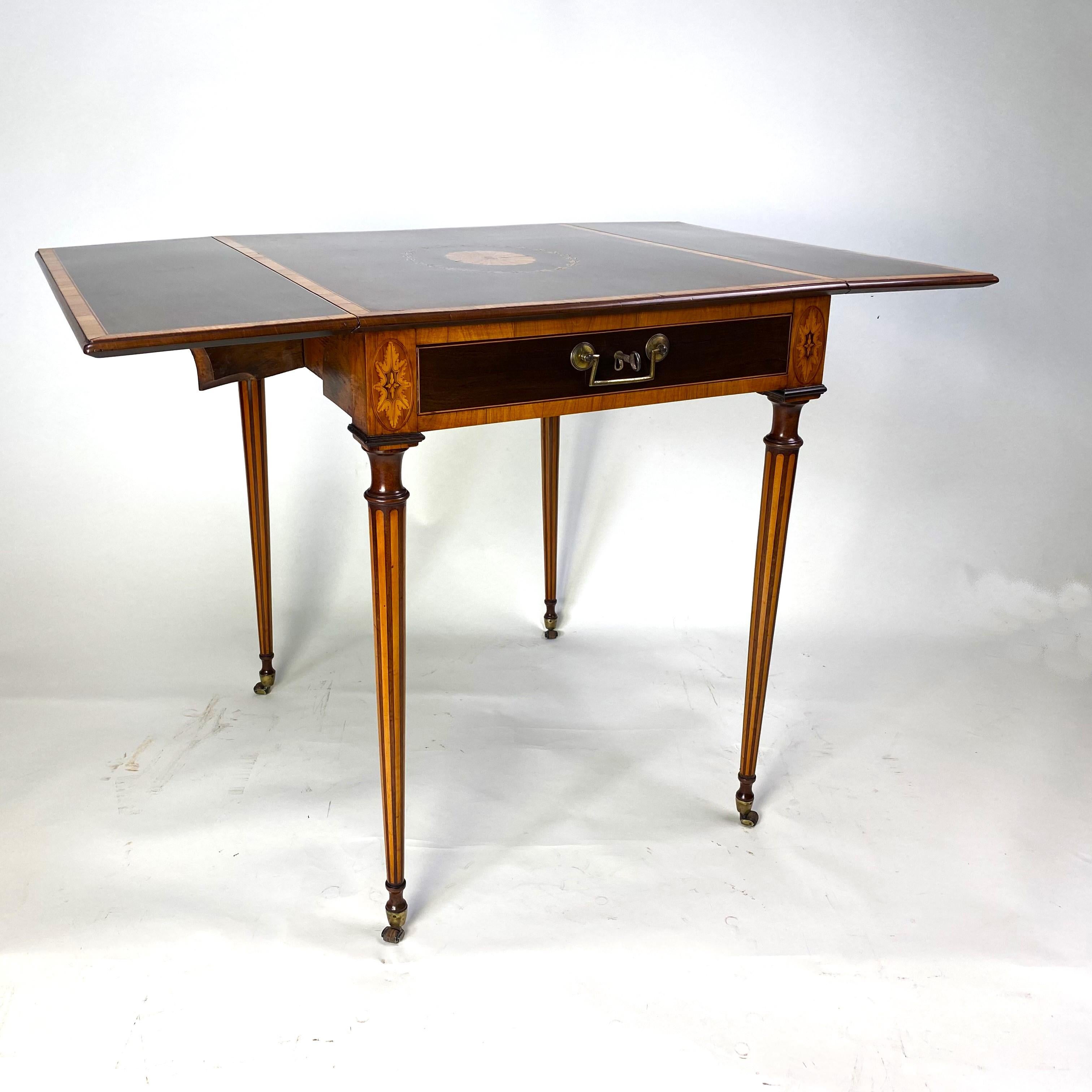 English Pembroke table attributed to Ince and Mayhew For Sale