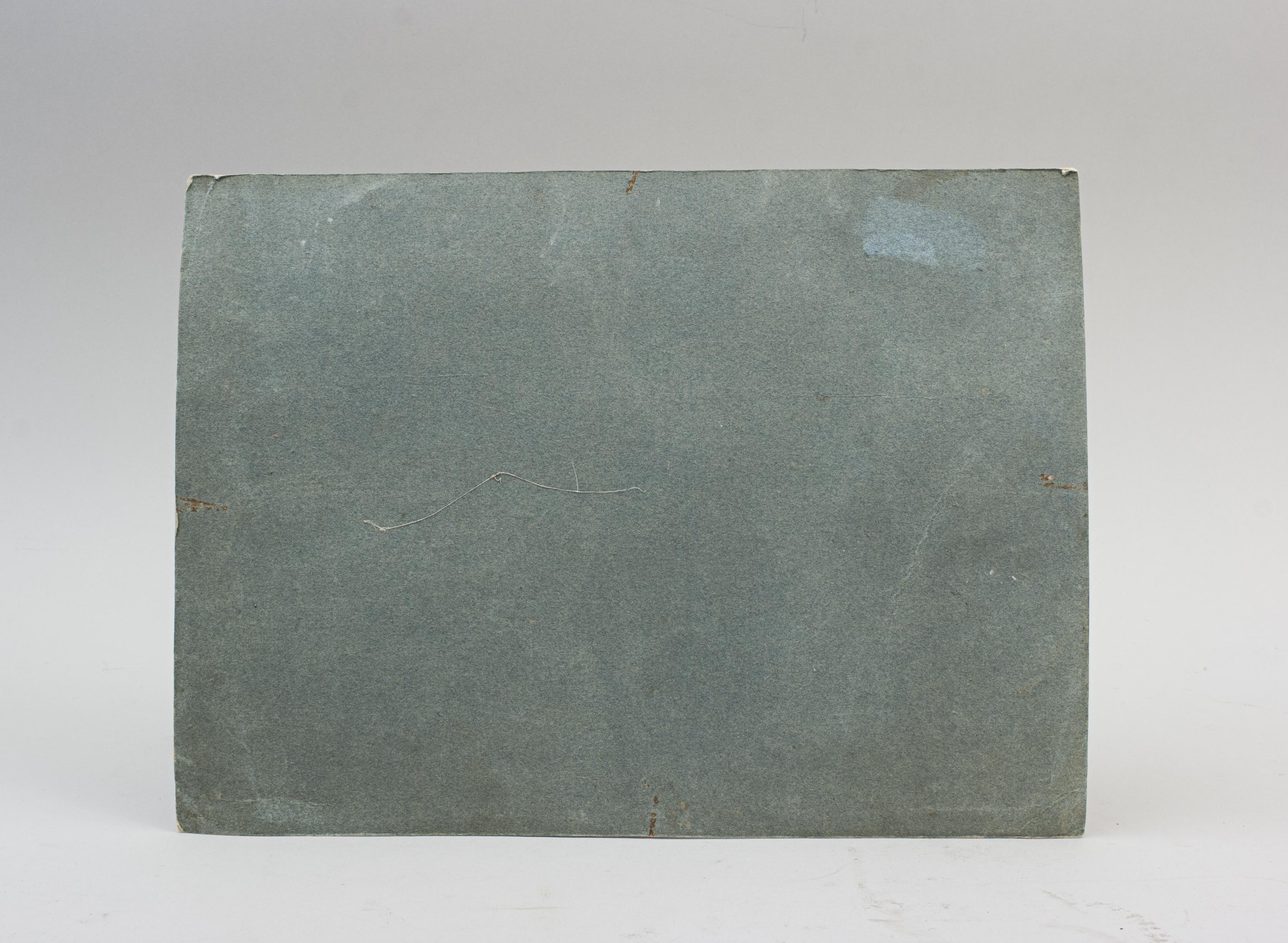 Scène de pêche au stylo et à l'encre en vente 6