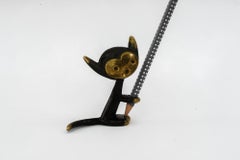 Pen holder by walter bosse shows a cat around 1950s