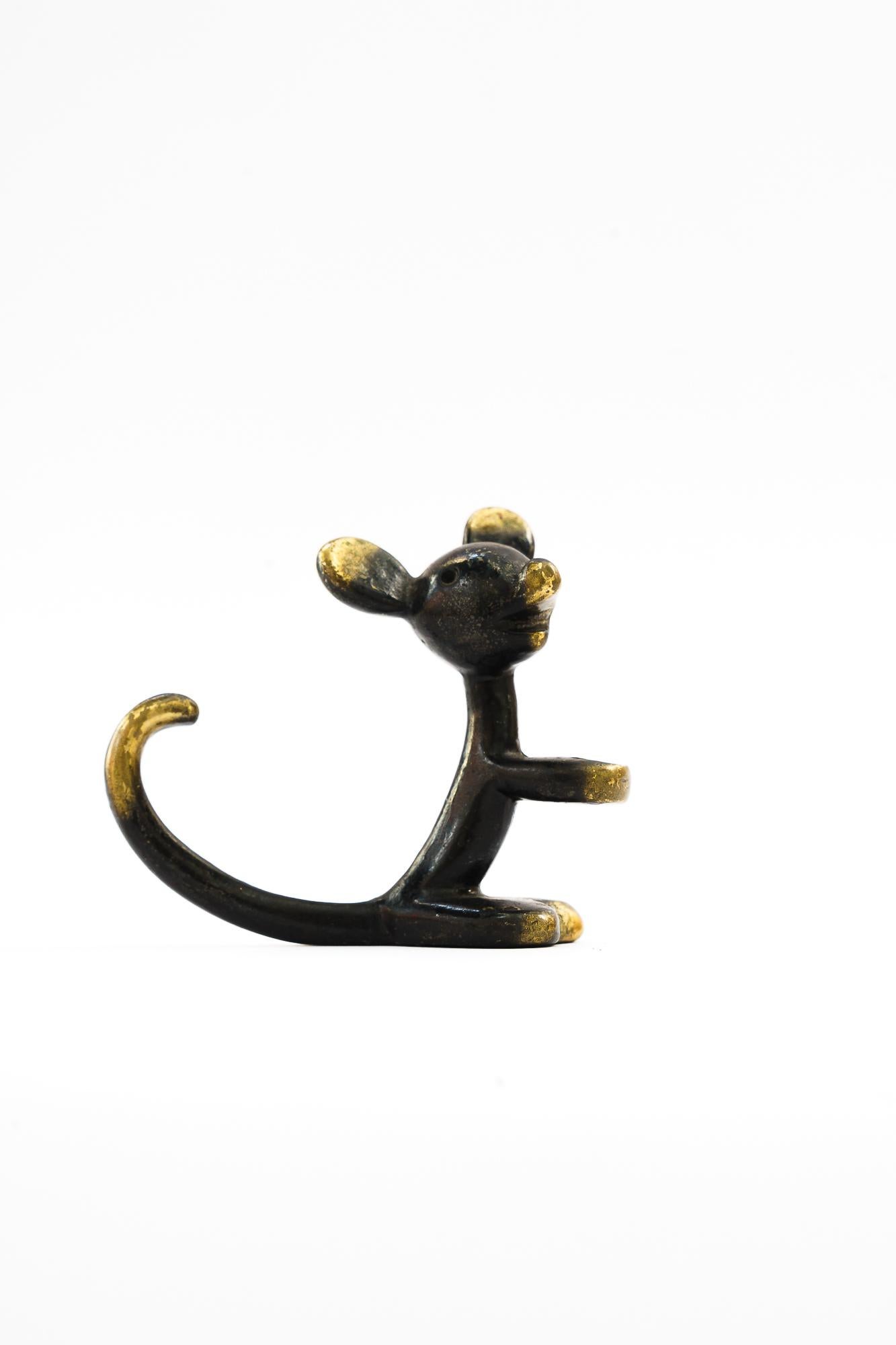 Mid-20th Century Pen holder by walter bosse shows a mouse around 1950s For Sale